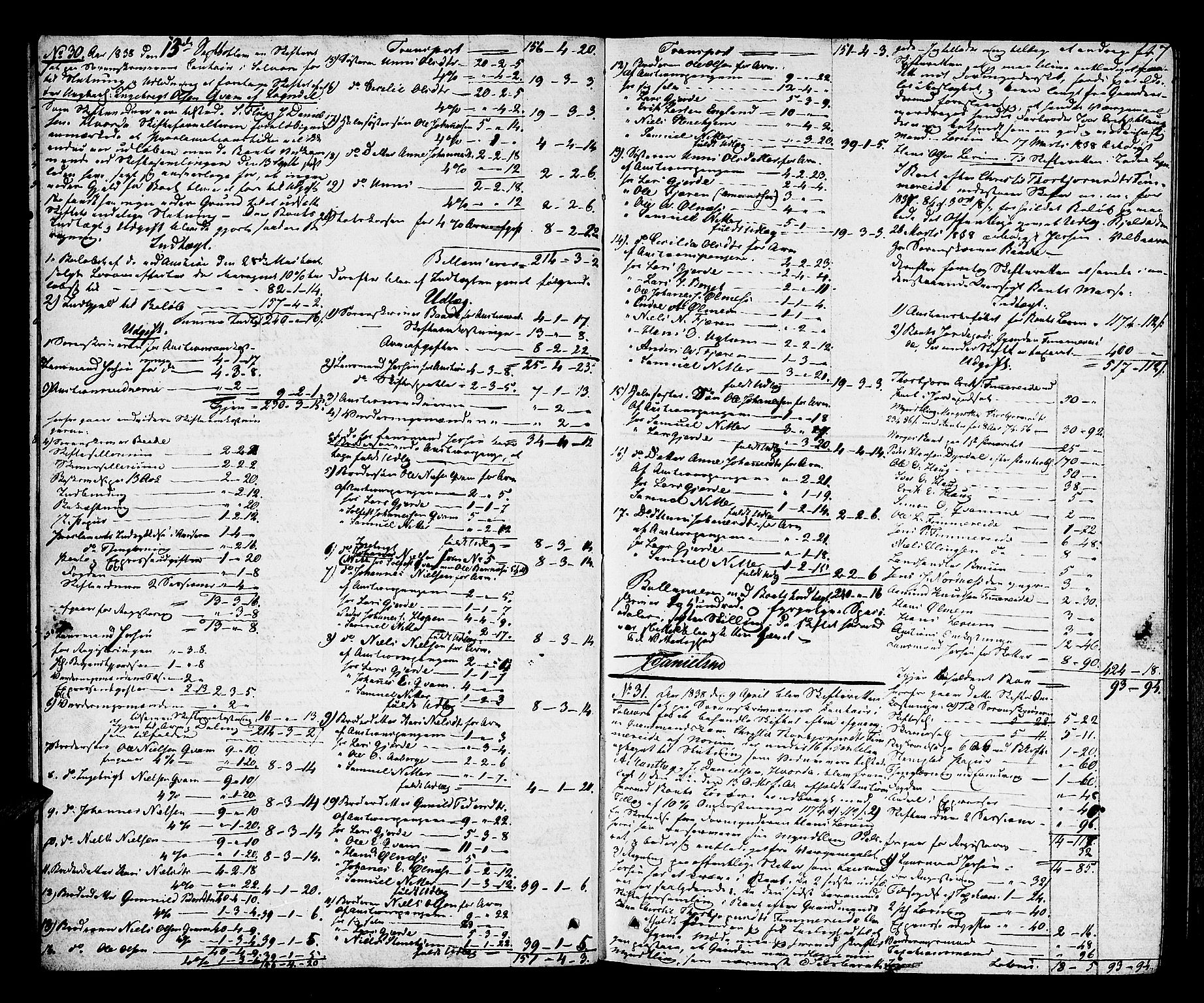 Indre Sogn tingrett, AV/SAB-A-3301/1/H/Hd/L0001: Skifteutlodningsprotokoll 1, 1838-1846, p. 16b-17a