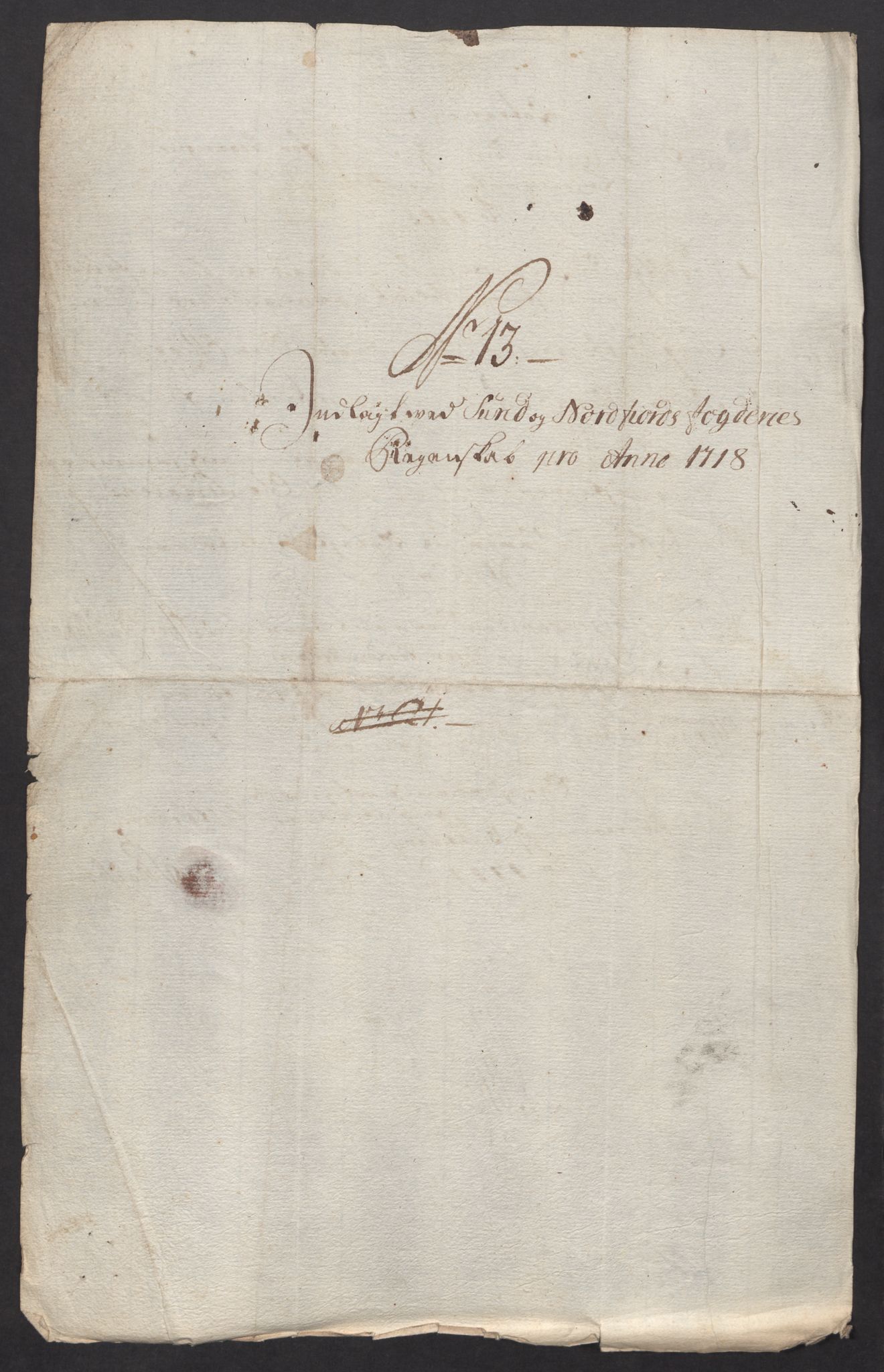 Rentekammeret inntil 1814, Reviderte regnskaper, Fogderegnskap, RA/EA-4092/R53/L3441: Fogderegnskap Sunn- og Nordfjord, 1717-1718, p. 347