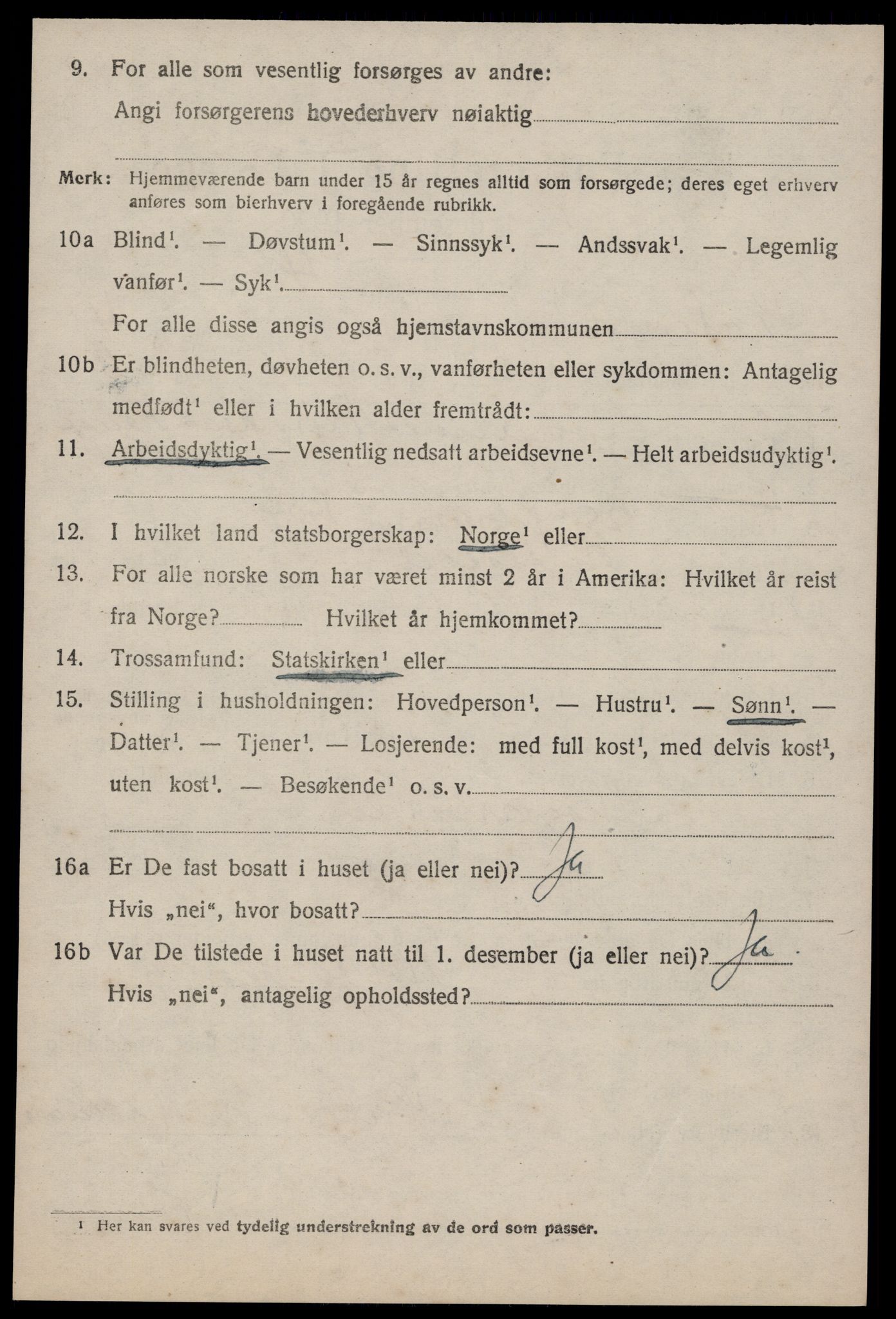 SAKO, 1920 census for Kviteseid, 1920, p. 2388