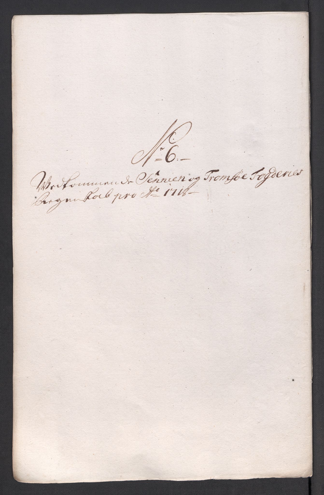 Rentekammeret inntil 1814, Reviderte regnskaper, Fogderegnskap, AV/RA-EA-4092/R68/L4764: Fogderegnskap Senja og Troms, 1718, p. 89