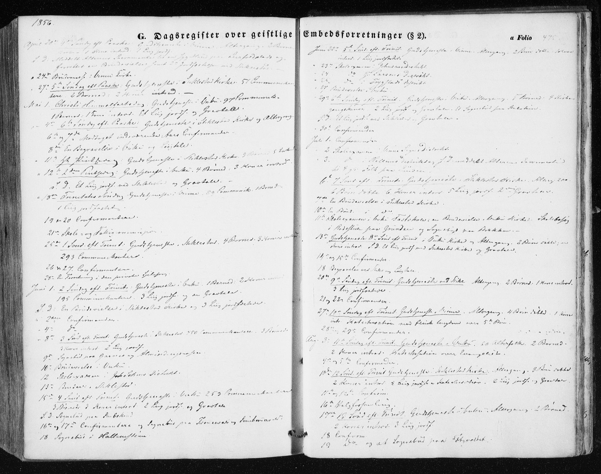 Ministerialprotokoller, klokkerbøker og fødselsregistre - Nord-Trøndelag, SAT/A-1458/723/L0240: Parish register (official) no. 723A09, 1852-1860, p. 475