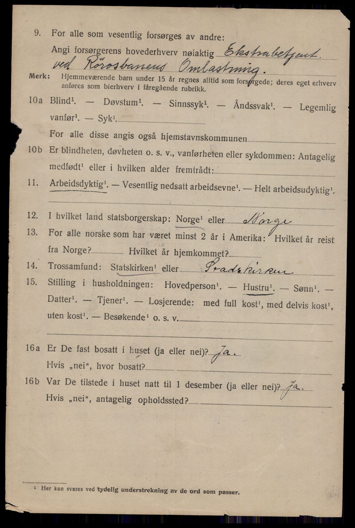 SAT, 1920 census for Trondheim, 1920, p. 68333