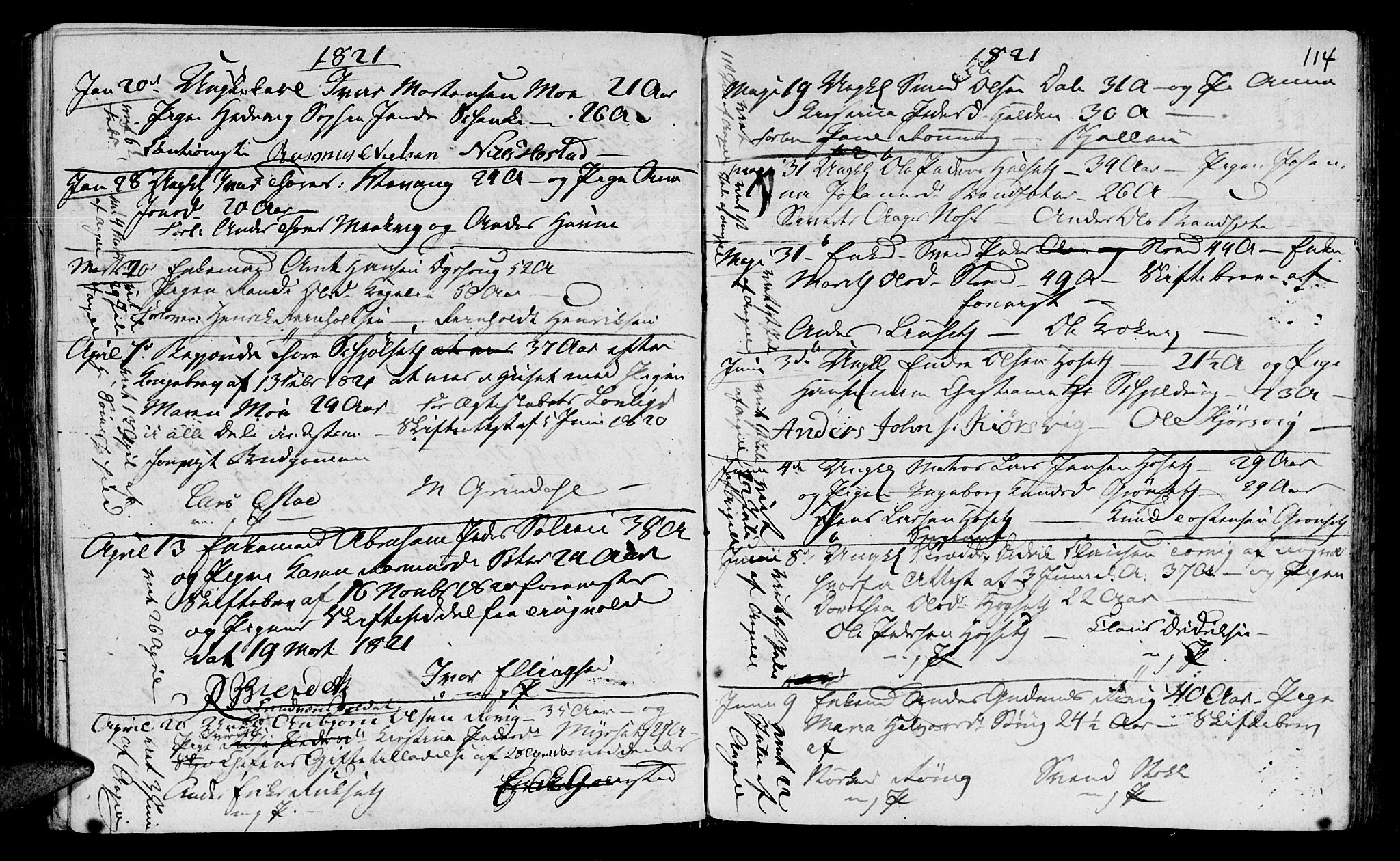 Ministerialprotokoller, klokkerbøker og fødselsregistre - Møre og Romsdal, AV/SAT-A-1454/568/L0795: Parish register (official) no. 568A04, 1802-1845, p. 114