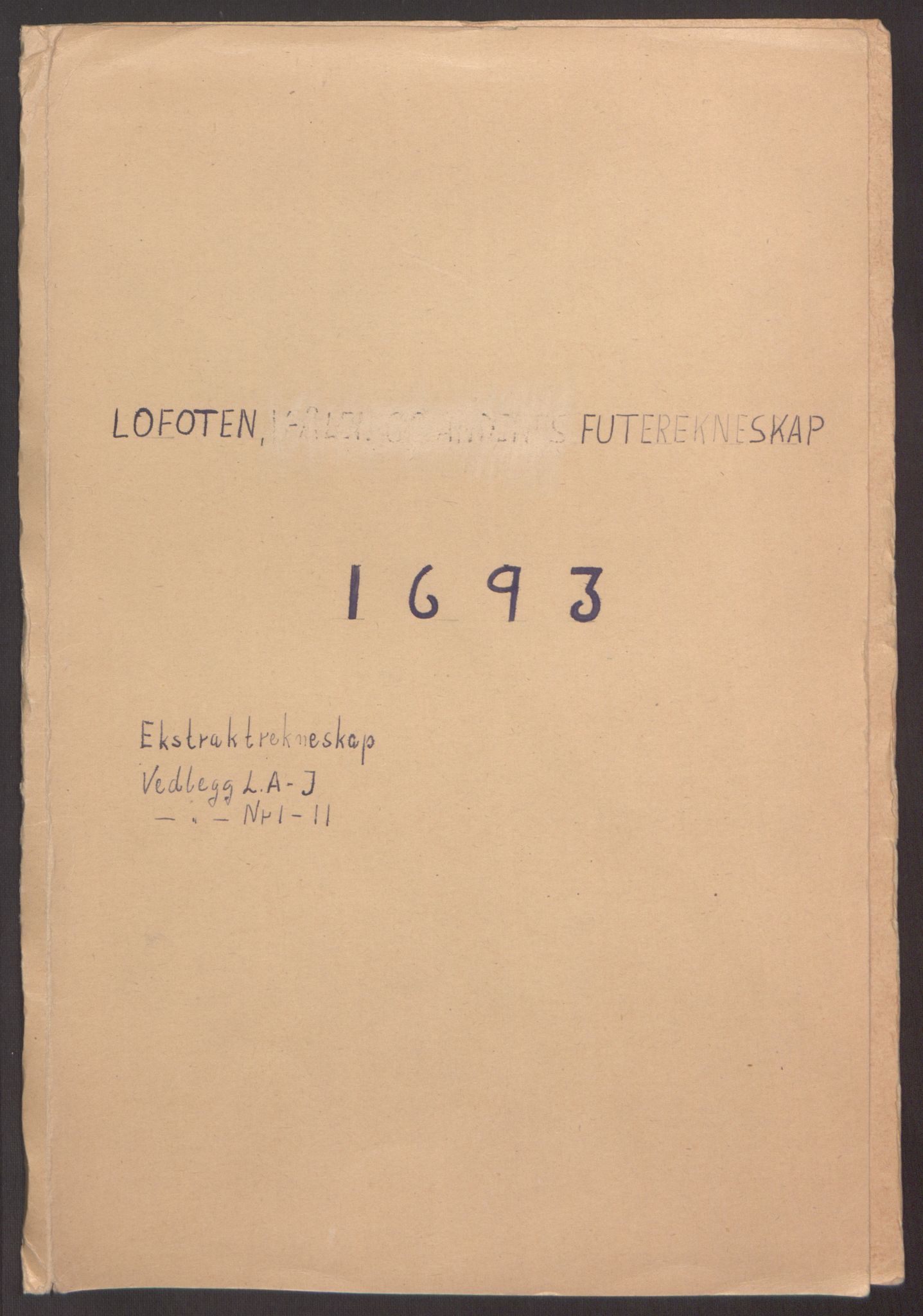 Rentekammeret inntil 1814, Reviderte regnskaper, Fogderegnskap, RA/EA-4092/R67/L4675: Fogderegnskap Vesterålen, Andenes og Lofoten, 1691-1693, p. 222