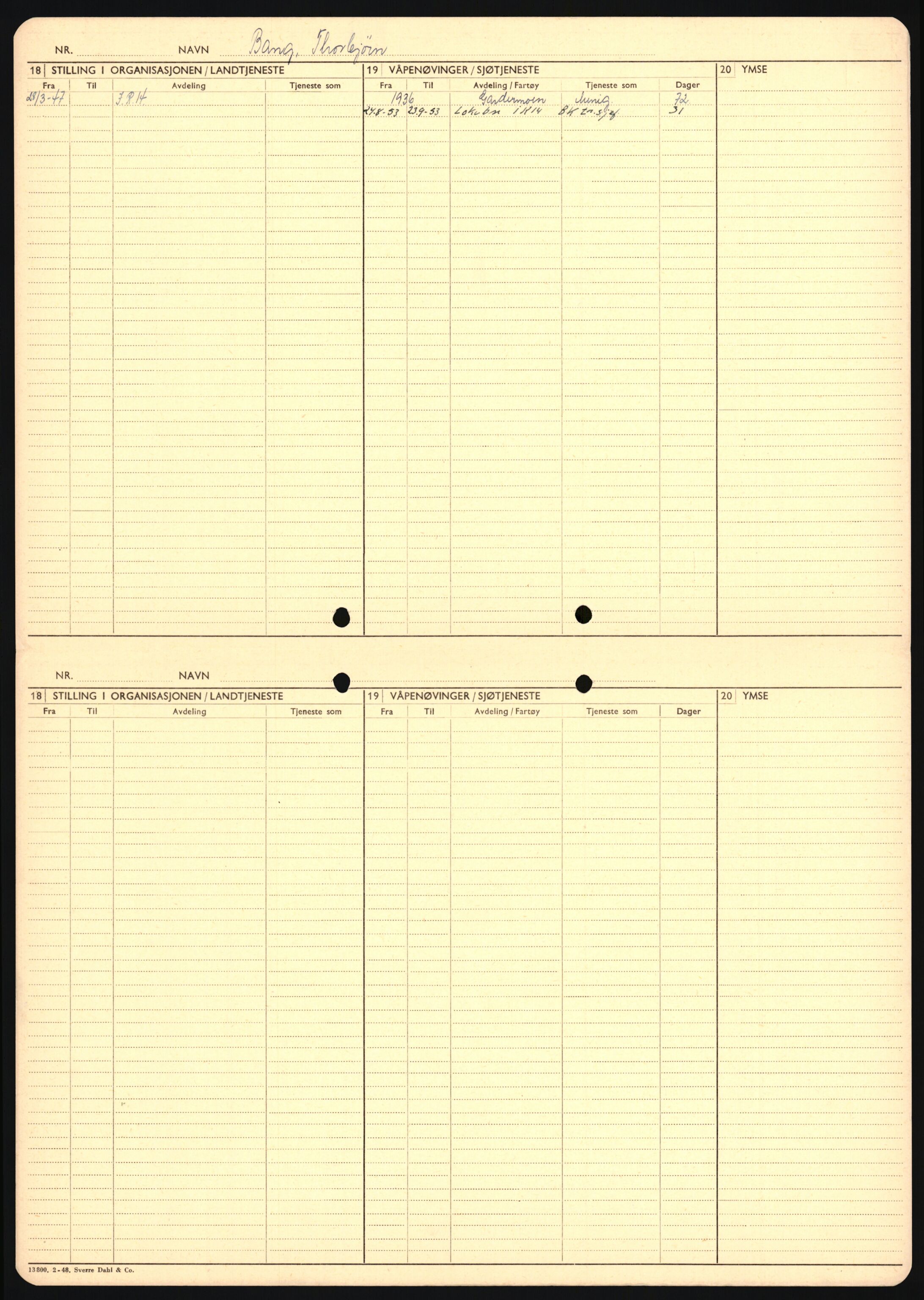 Forsvaret, Sør-Hålogaland landforsvar, AV/RA-RAFA-2552/P/Pa/L0302: Personellmapper for slettet personell, yrkesbefal og vernepliktig befal, født 1913-1916, 1932-1976, p. 289