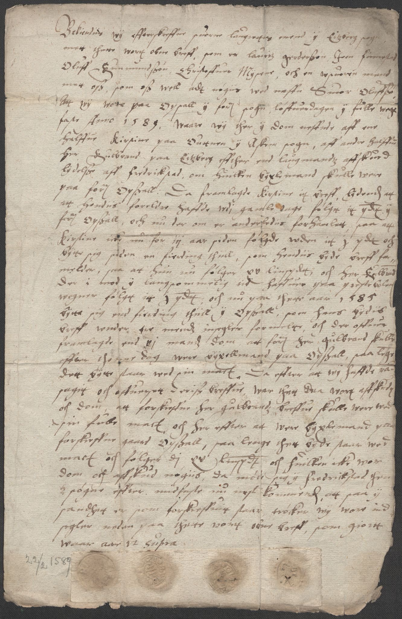 Riksarkivets diplomsamling, AV/RA-EA-5965/F15/L0004: Prestearkiv - Østfold, 1577-1709, p. 71