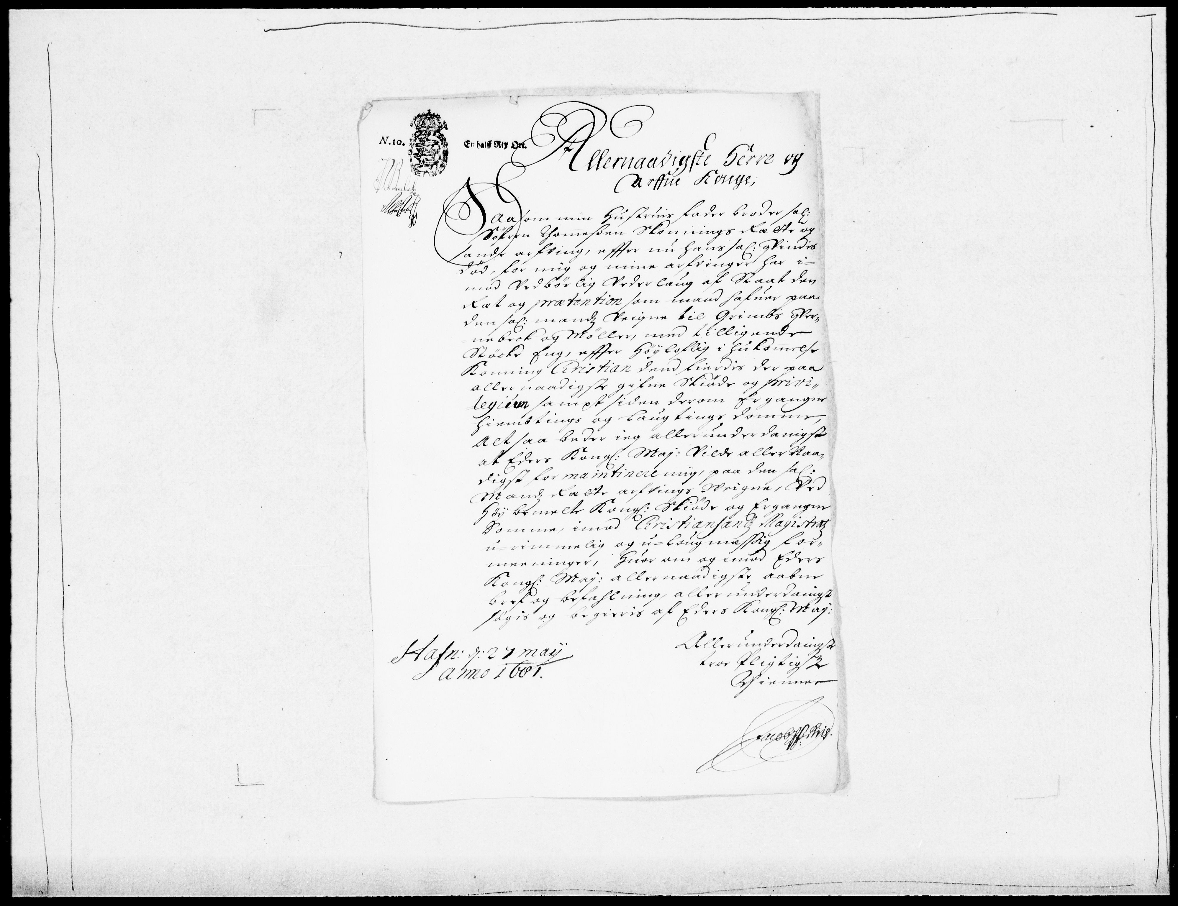 Danske Kanselli 1572-1799, AV/RA-EA-3023/F/Fc/Fcc/Fcca/L0034: Norske innlegg 1572-1799, 1681-1682, p. 6