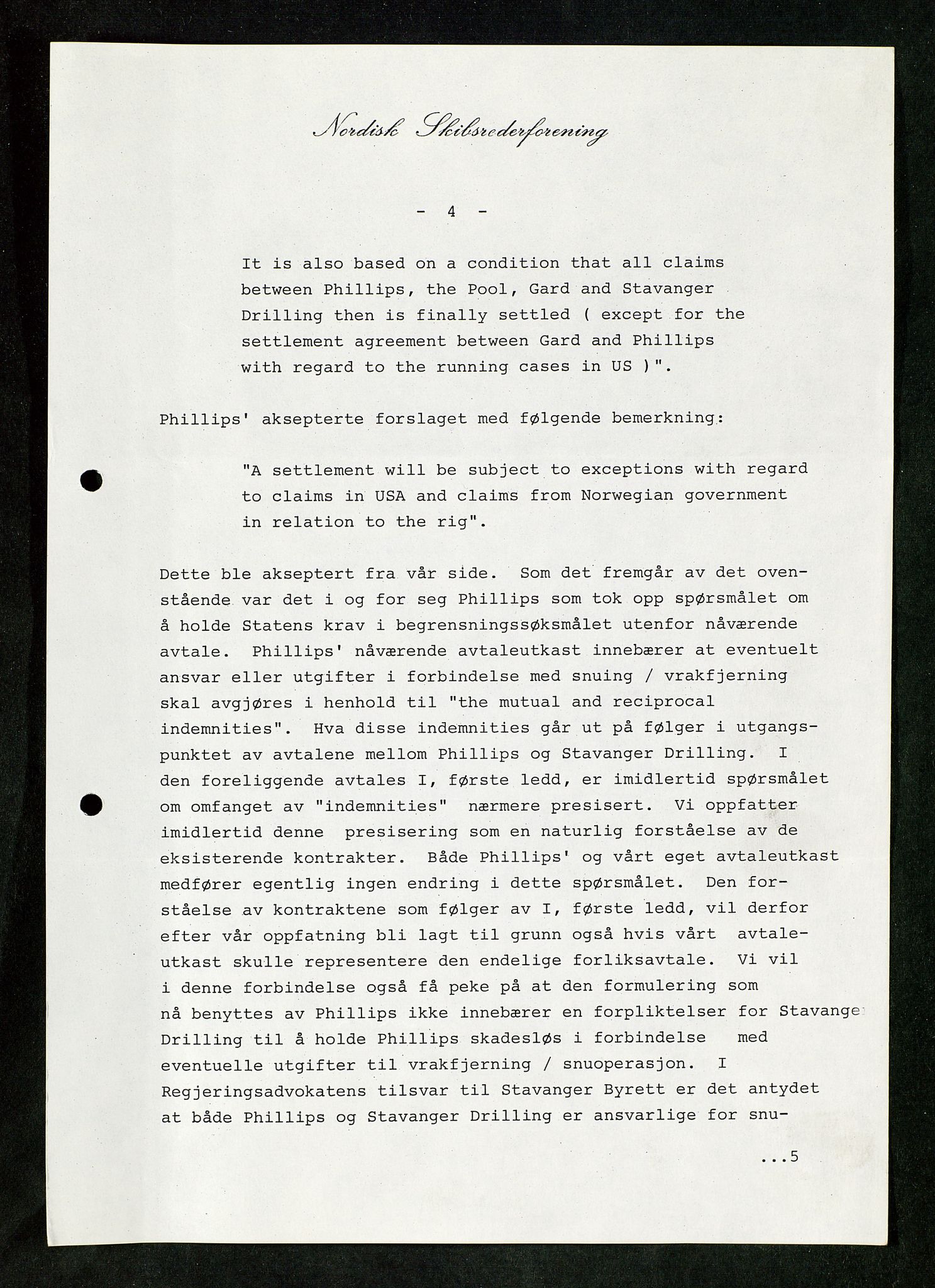 Pa 1503 - Stavanger Drilling AS, SAST/A-101906/Da/L0017: Alexander L. Kielland - Saks- og korrespondansearkiv, 1981-1984, p. 316