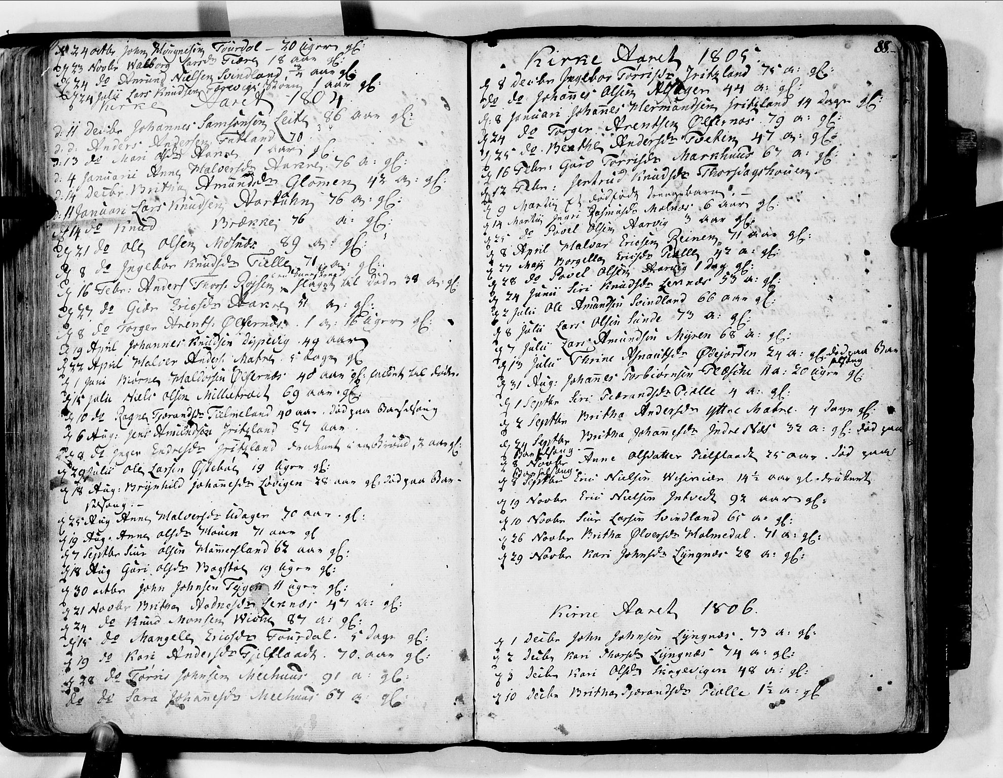 Skånevik sokneprestembete, AV/SAB-A-77801/H/Haa: Parish register (official) no. A 2, 1790-1824, p. 88