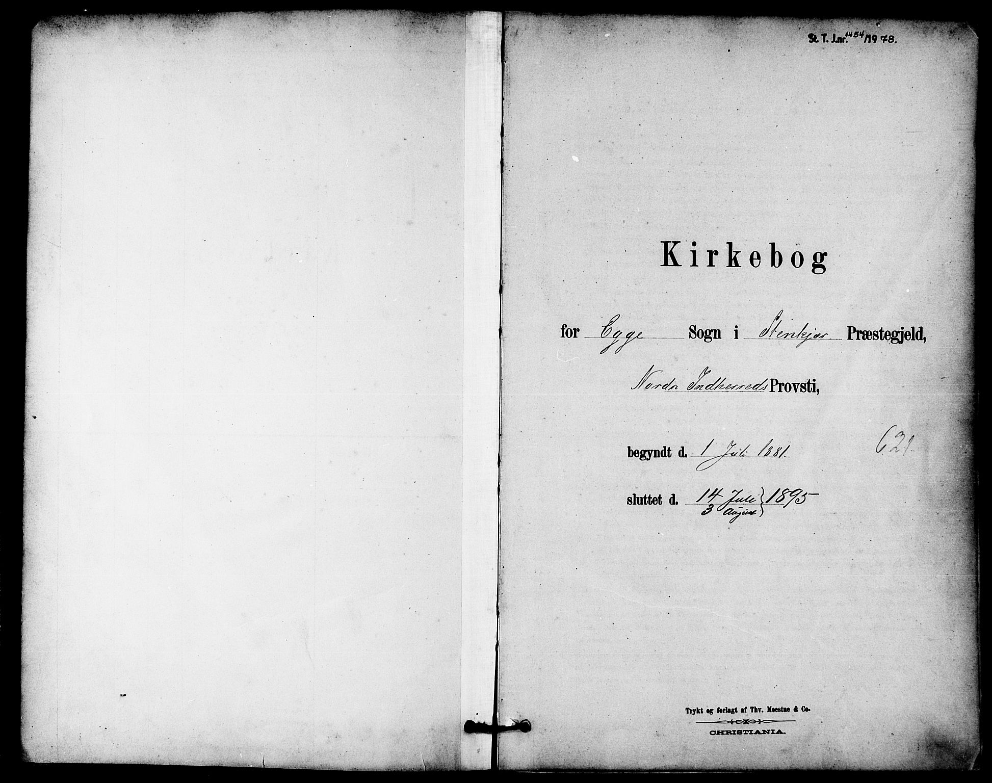 Ministerialprotokoller, klokkerbøker og fødselsregistre - Nord-Trøndelag, SAT/A-1458/740/L0378: Parish register (official) no. 740A01, 1881-1895