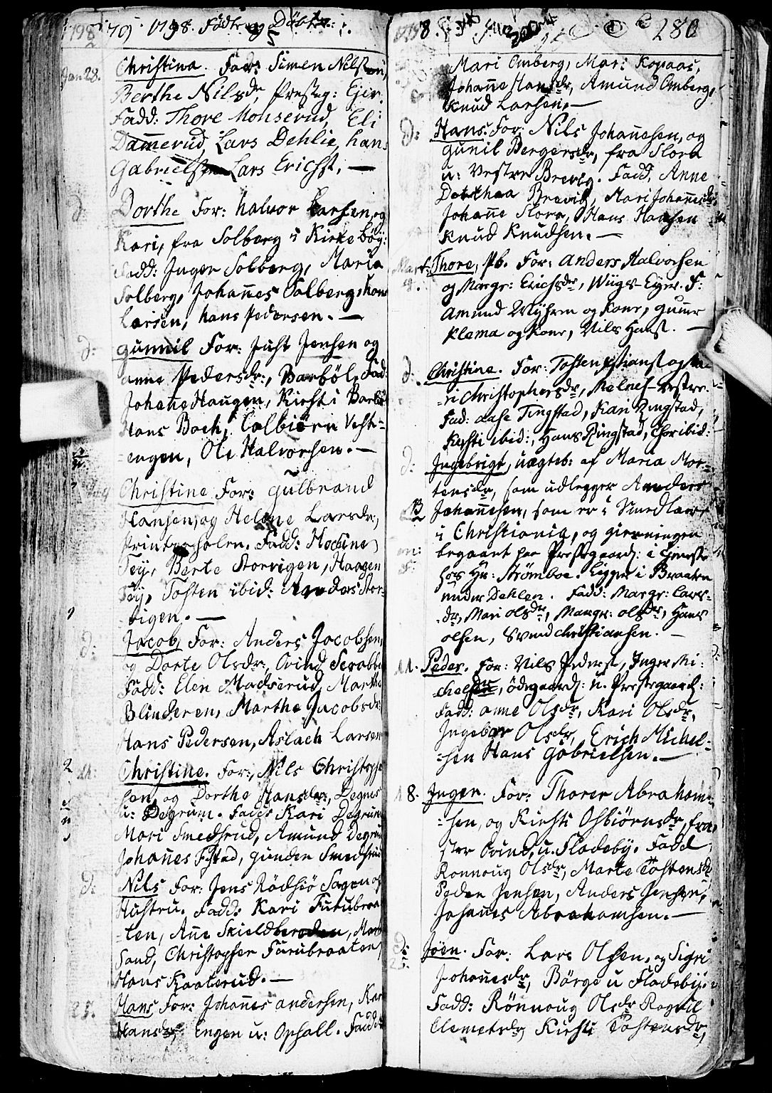 Enebakk prestekontor Kirkebøker, AV/SAO-A-10171c/F/Fa/L0002: Parish register (official) no. I 2, 1755-1806, p. 279-280
