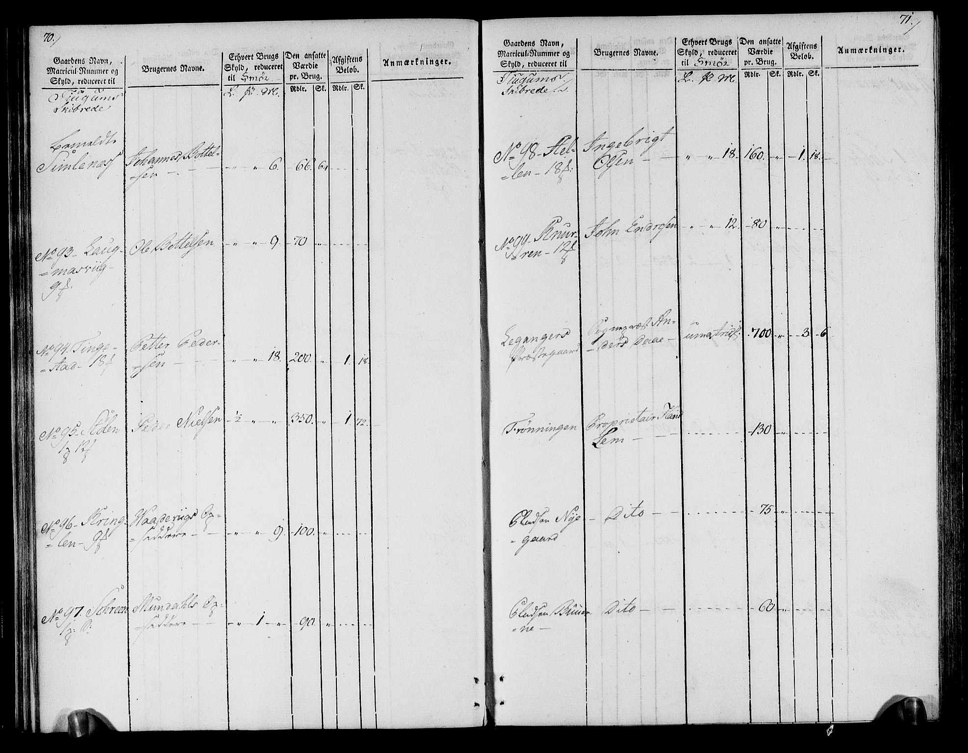 Rentekammeret inntil 1814, Realistisk ordnet avdeling, AV/RA-EA-4070/N/Ne/Nea/L0118: Ytre og Indre Sogn fogderi. Oppebørselsregister, 1803-1804, p. 39