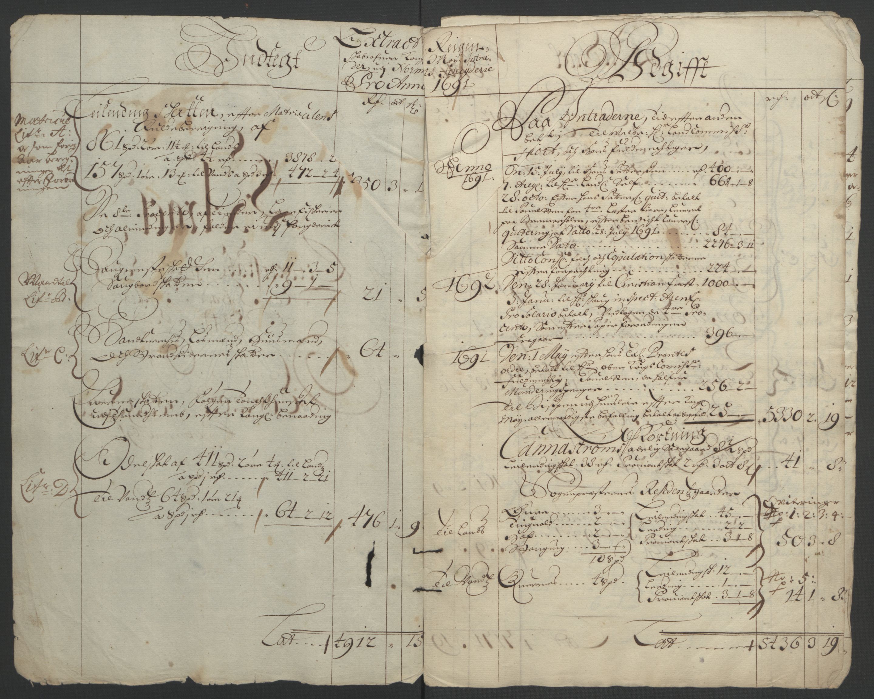Rentekammeret inntil 1814, Reviderte regnskaper, Fogderegnskap, RA/EA-4092/R56/L3734: Fogderegnskap Nordmøre, 1690-1691, p. 222