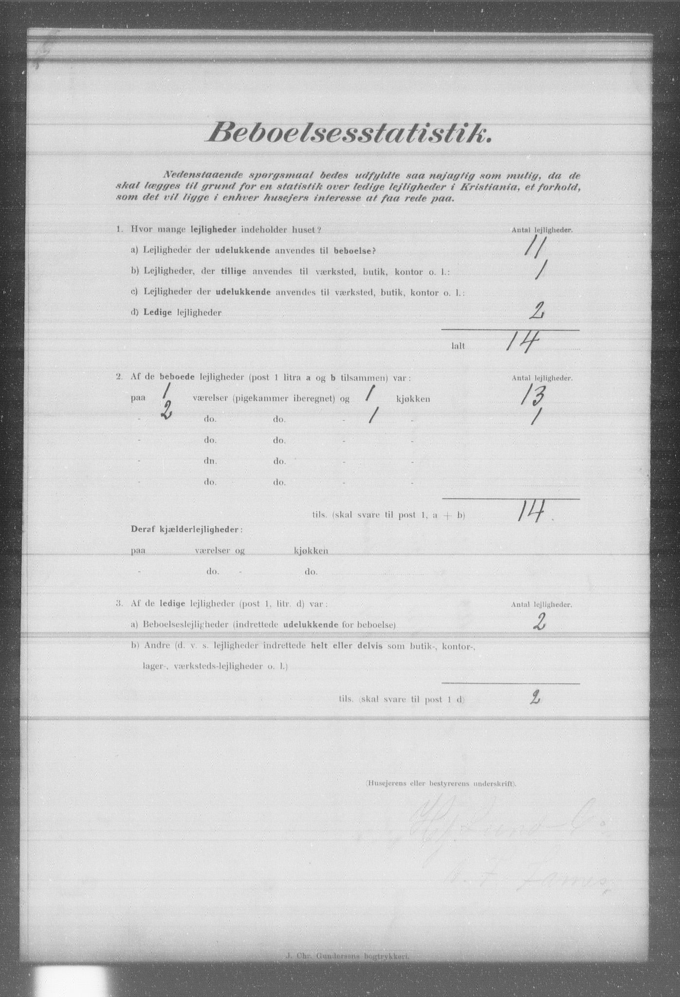 OBA, Municipal Census 1902 for Kristiania, 1902, p. 9414