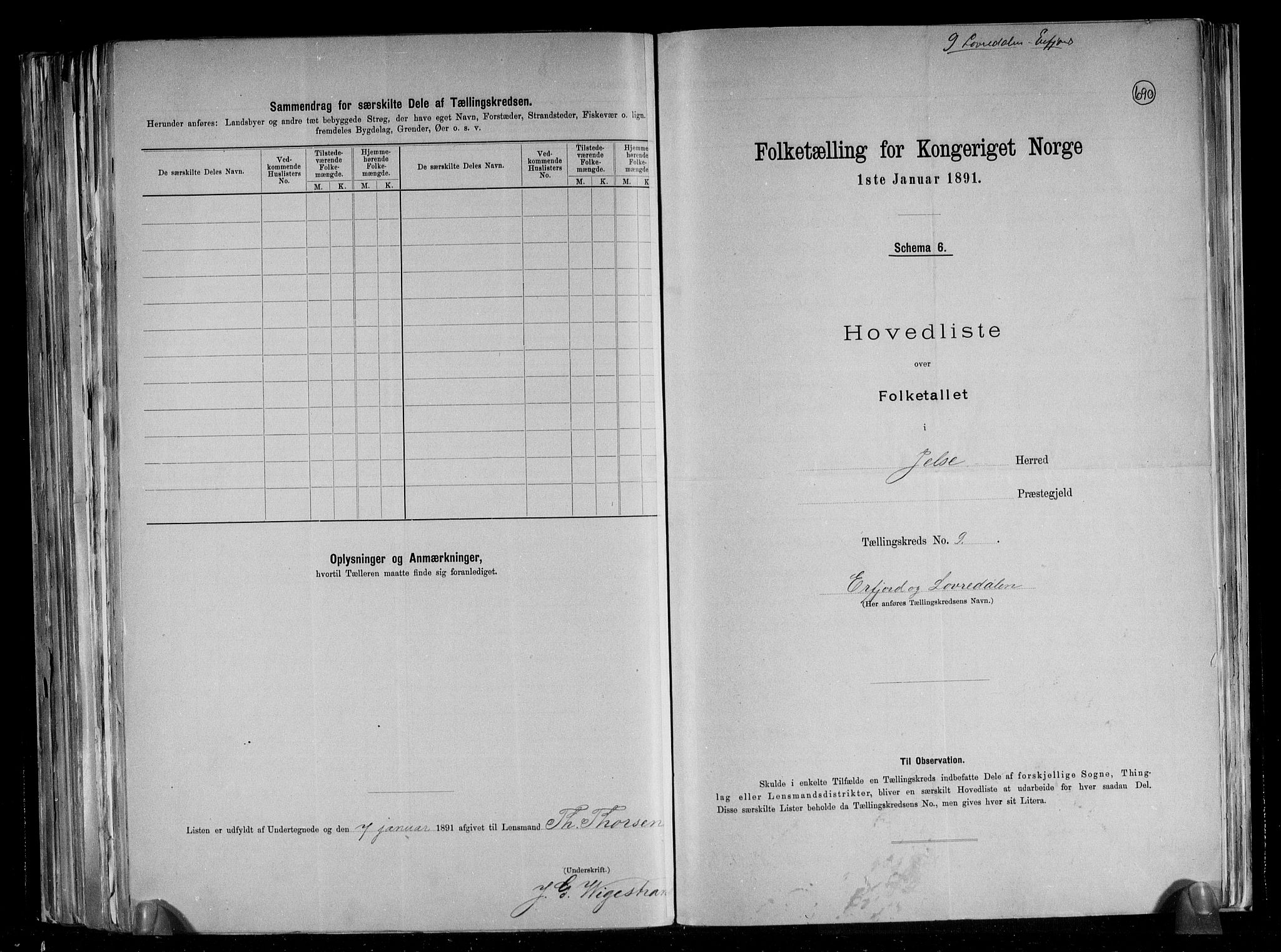 RA, 1891 census for 1138 Jelsa, 1891, p. 22