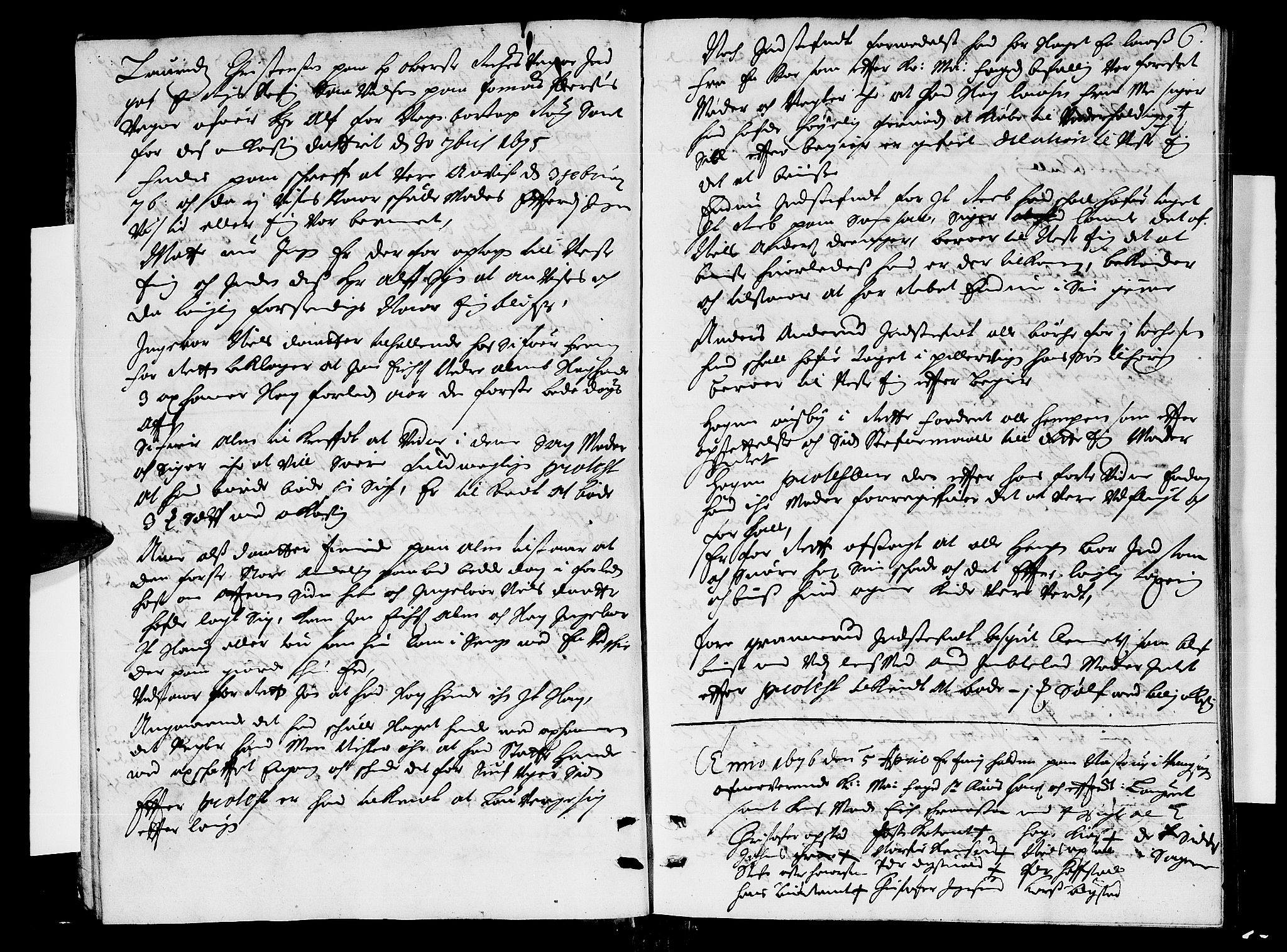 Hedemarken sorenskriveri, AV/SAH-TING-034/G/Gb/L0012: Tingbok, 1676, p. 5b-6a