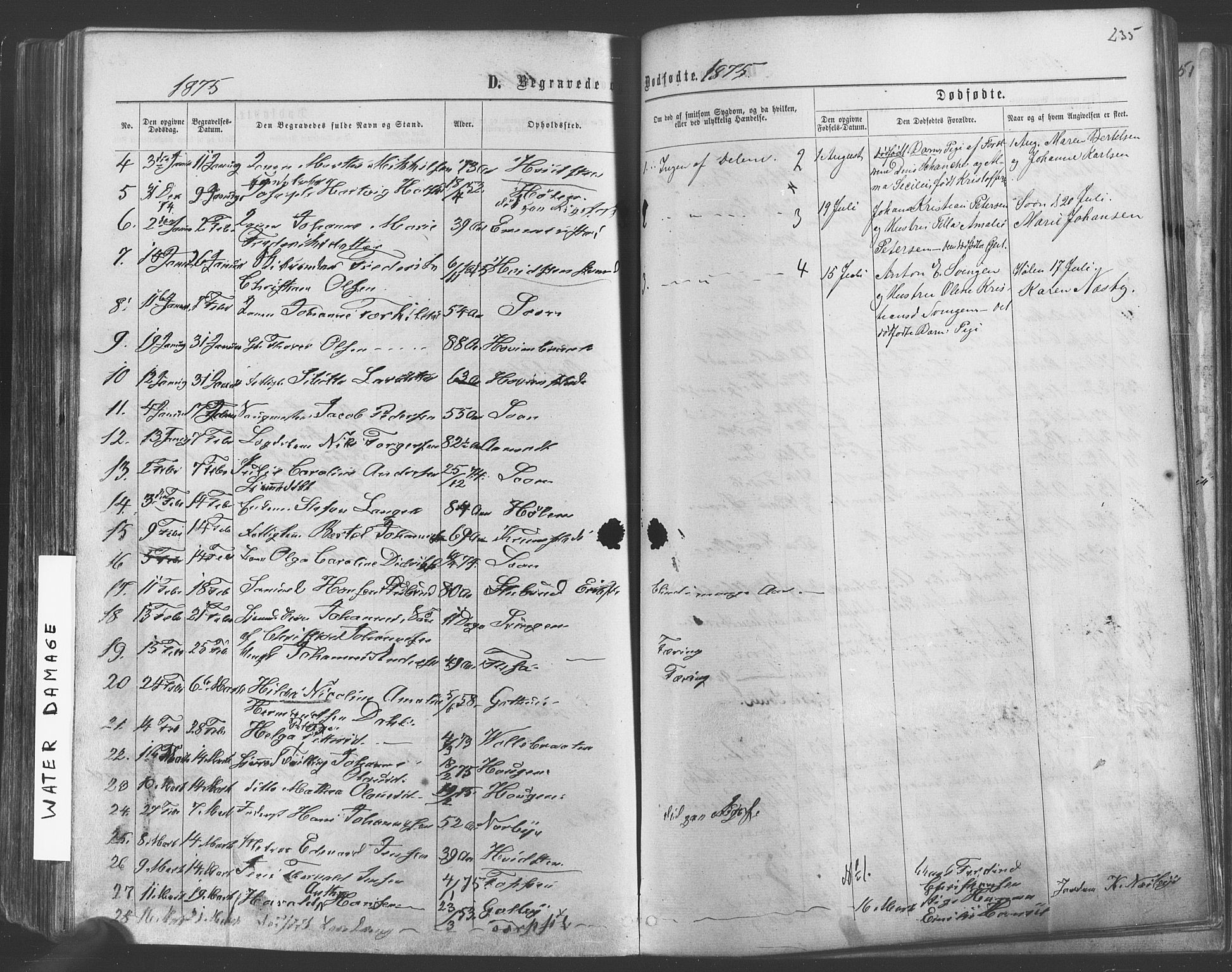 Vestby prestekontor Kirkebøker, SAO/A-10893/F/Fa/L0008: Parish register (official) no. I 8, 1863-1877, p. 235