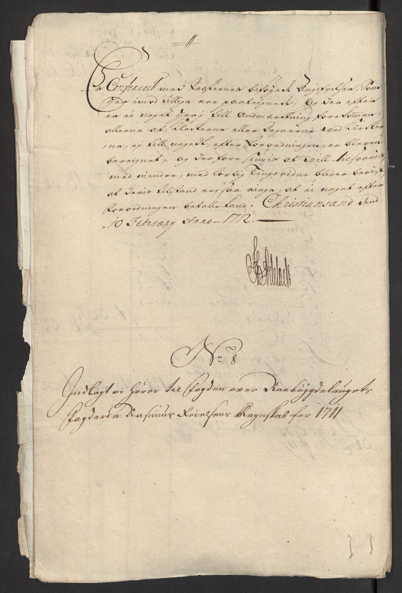 Rentekammeret inntil 1814, Reviderte regnskaper, Fogderegnskap, AV/RA-EA-4092/R40/L2449: Fogderegnskap Råbyggelag, 1709-1711, p. 290