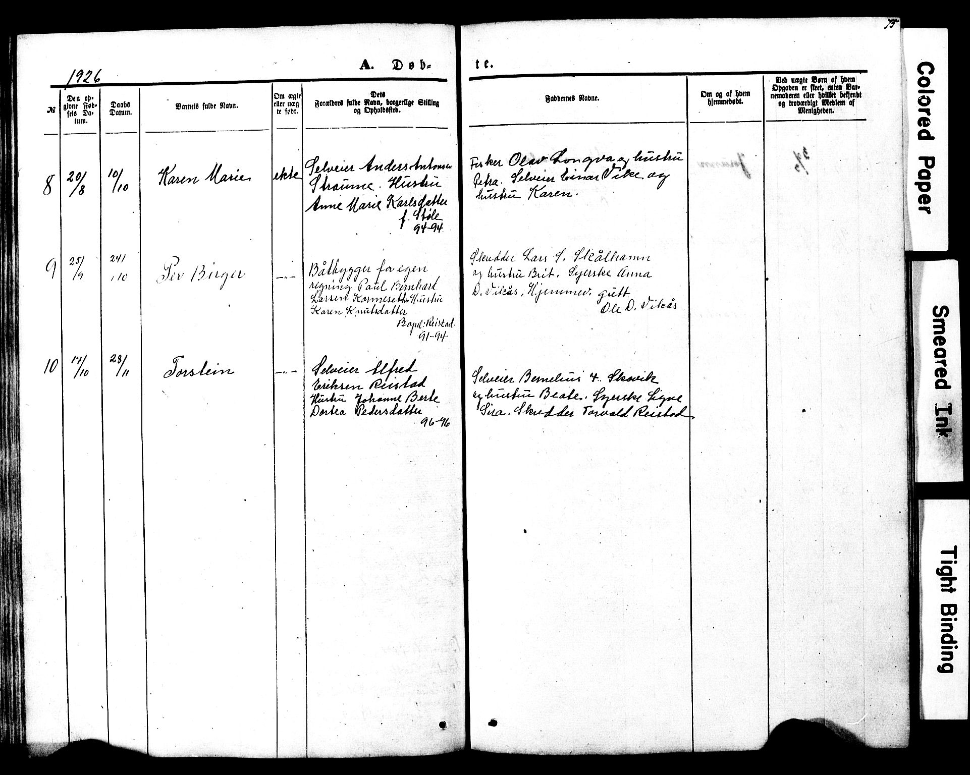 Ministerialprotokoller, klokkerbøker og fødselsregistre - Møre og Romsdal, SAT/A-1454/550/L0618: Parish register (copy) no. 550C01, 1870-1927, p. 75