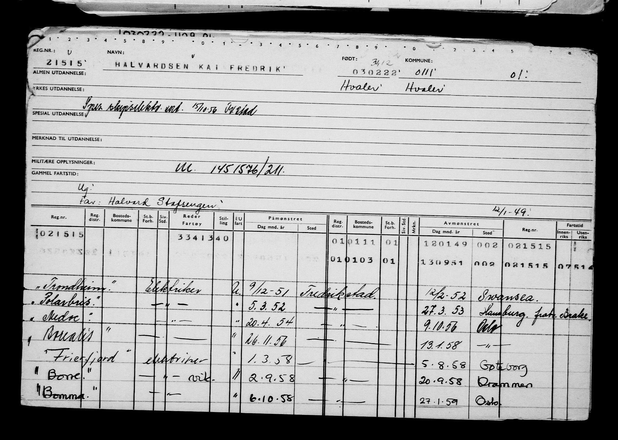 Direktoratet for sjømenn, AV/RA-S-3545/G/Gb/L0202: Hovedkort, 1922, p. 548