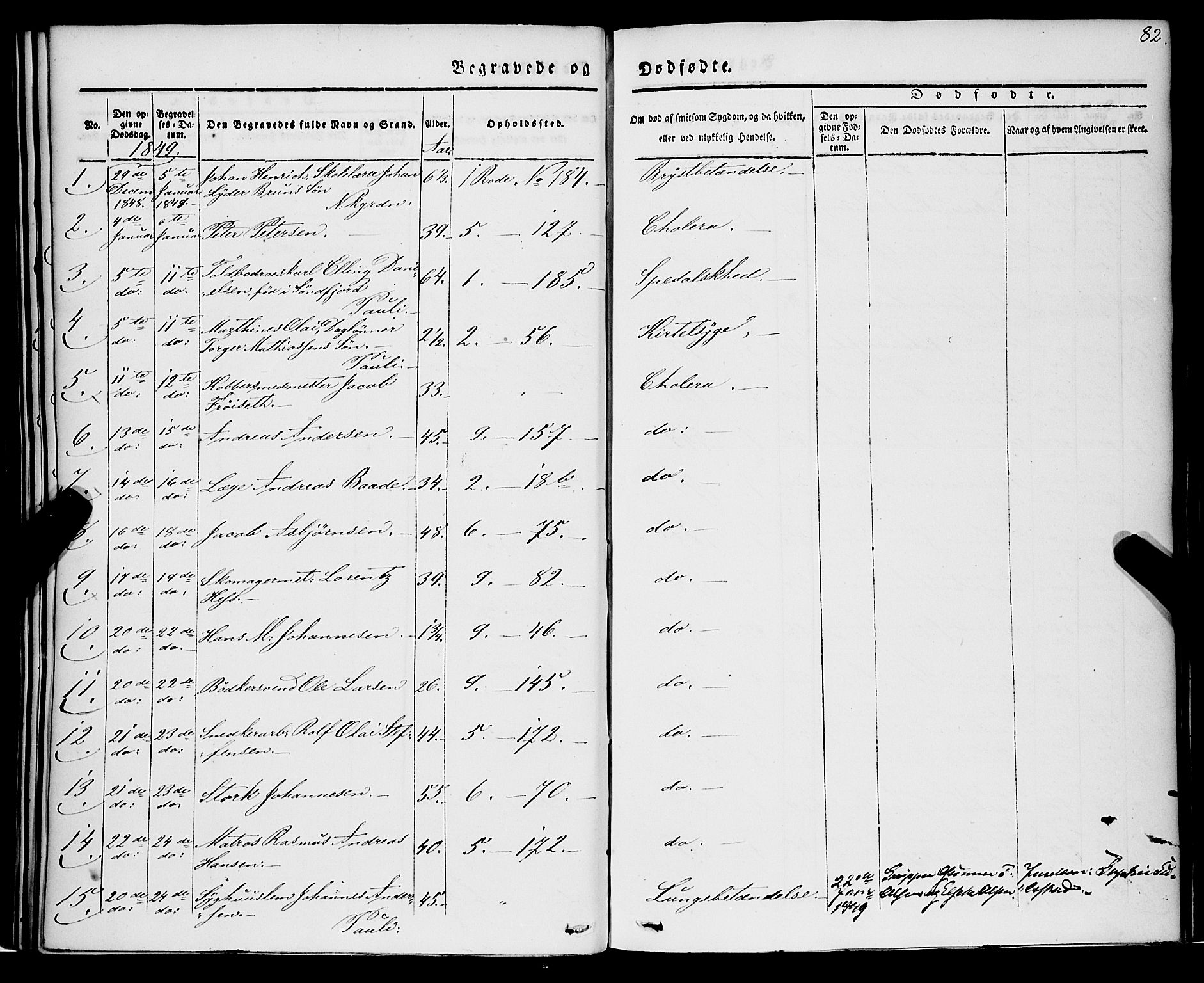 Nykirken Sokneprestembete, SAB/A-77101/H/Haa/L0041: Parish register (official) no. E 1, 1833-1850, p. 82