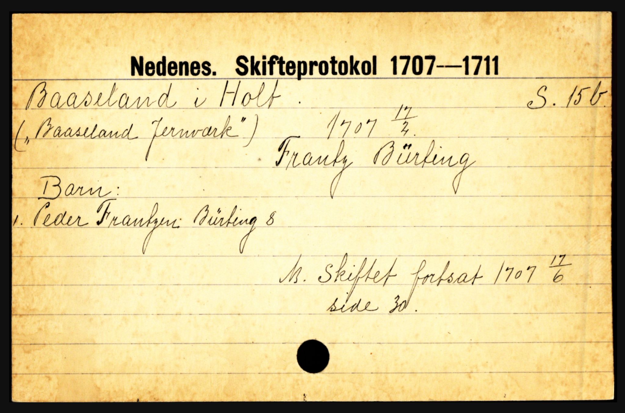 Nedenes sorenskriveri før 1824, AV/SAK-1221-0007/H, p. 4855