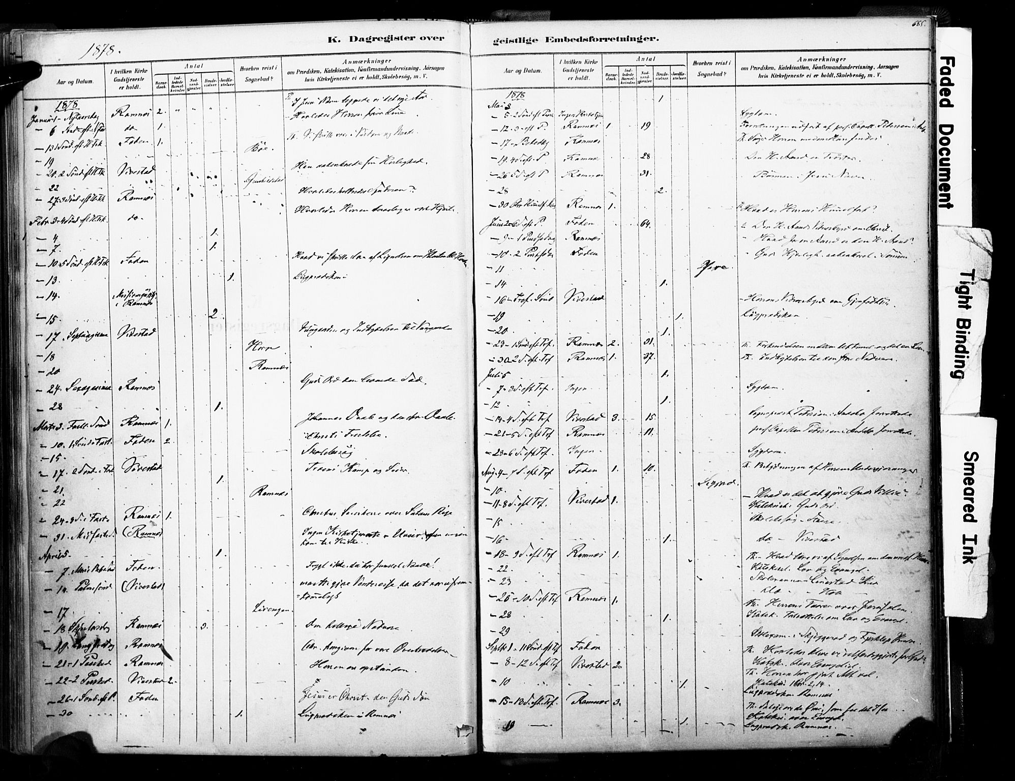 Ramnes kirkebøker, AV/SAKO-A-314/F/Fa/L0007: Parish register (official) no. I 7, 1878-1895, p. 684-685