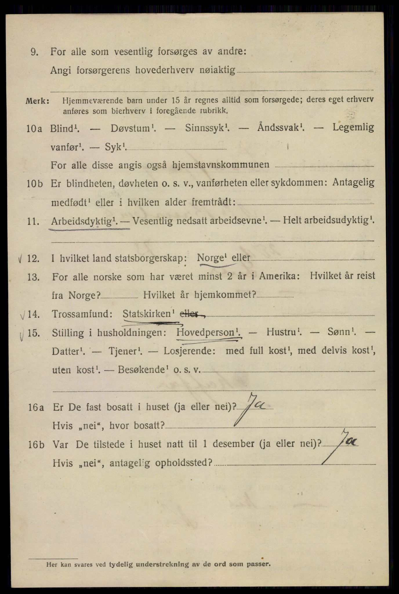 SAO, 1920 census for Kristiania, 1920, p. 229054