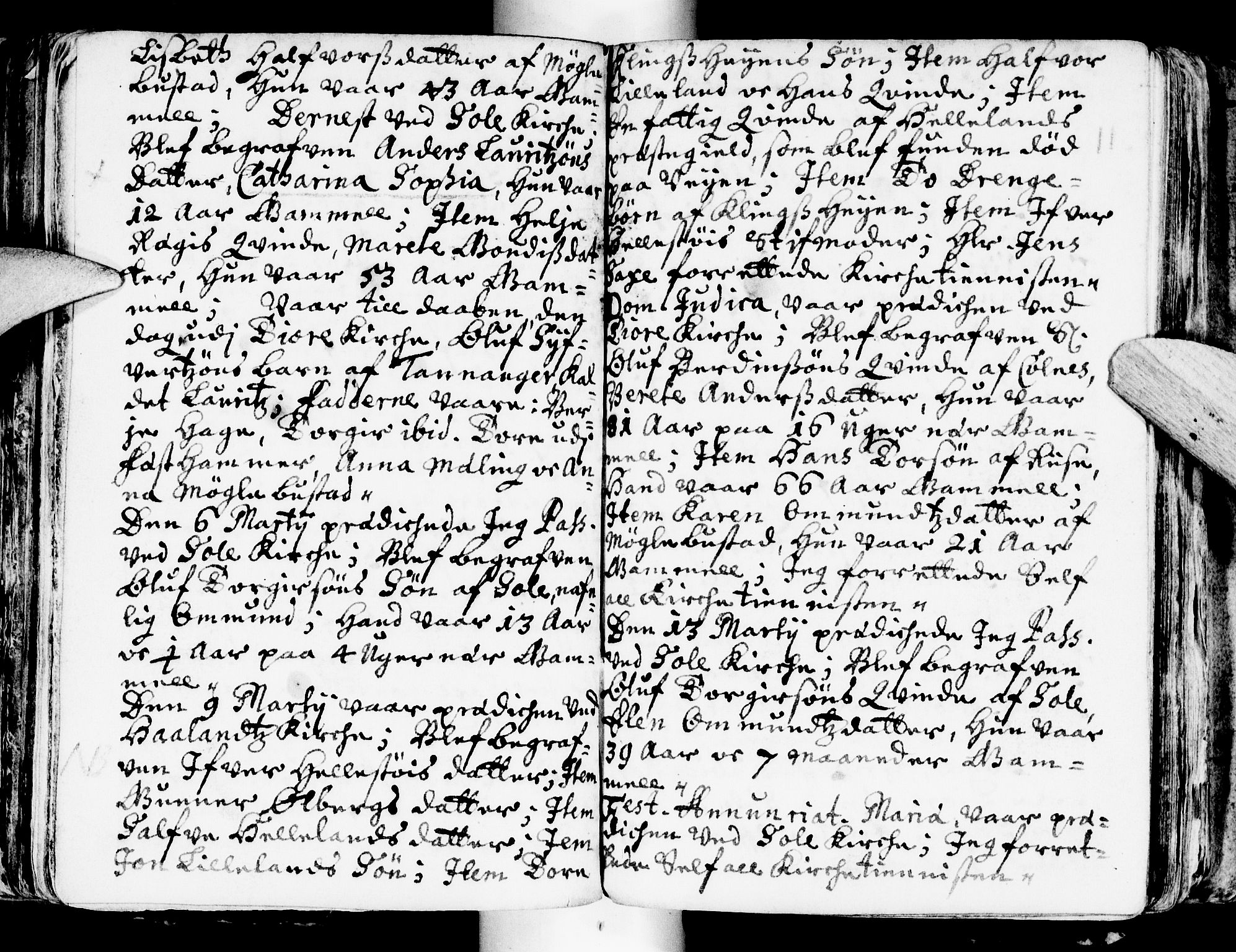 Håland sokneprestkontor, AV/SAST-A-101802/001/30BA/L0001: Parish register (official) no. A 1, 1671-1722