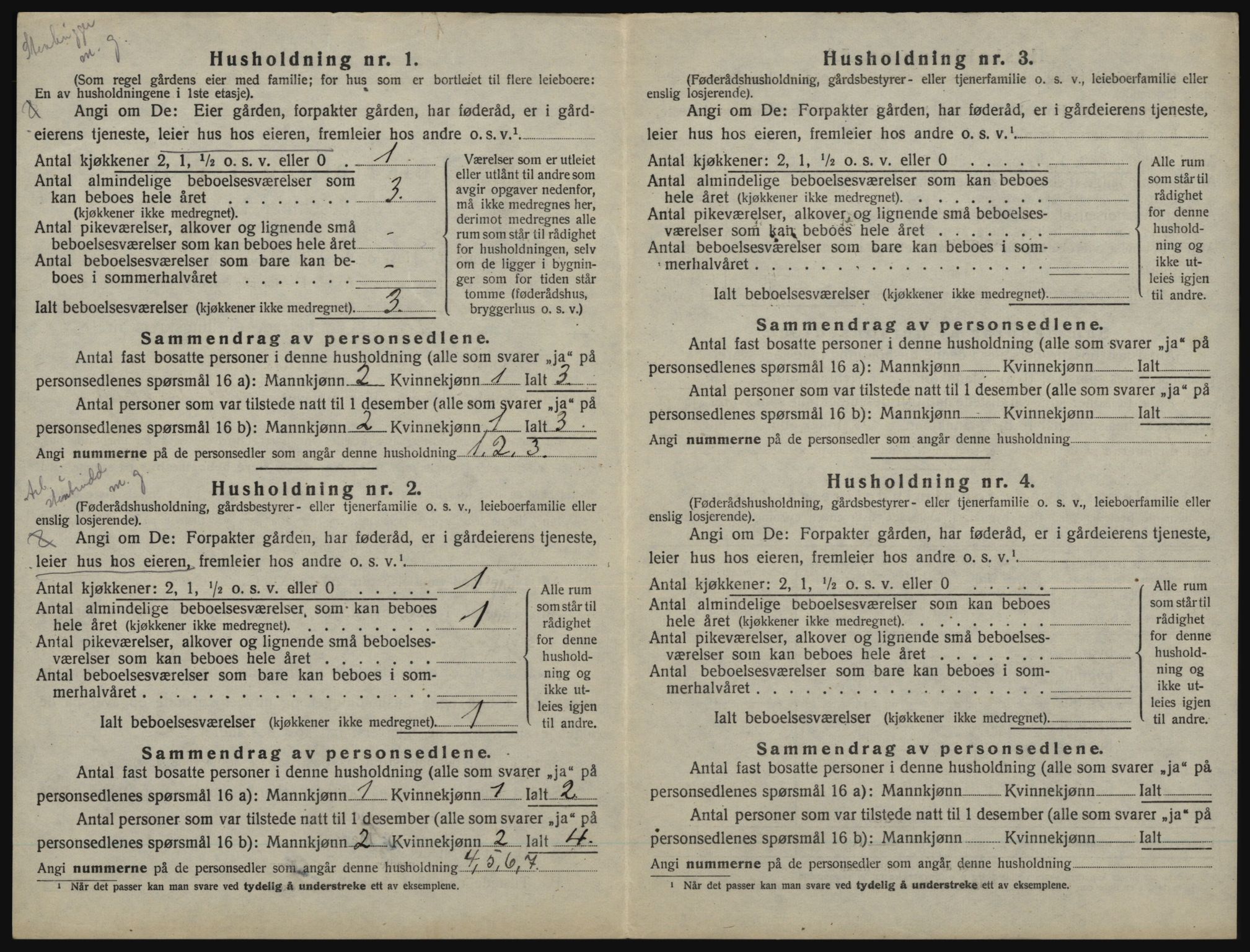 SAO, 1920 census for Idd, 1920, p. 1039