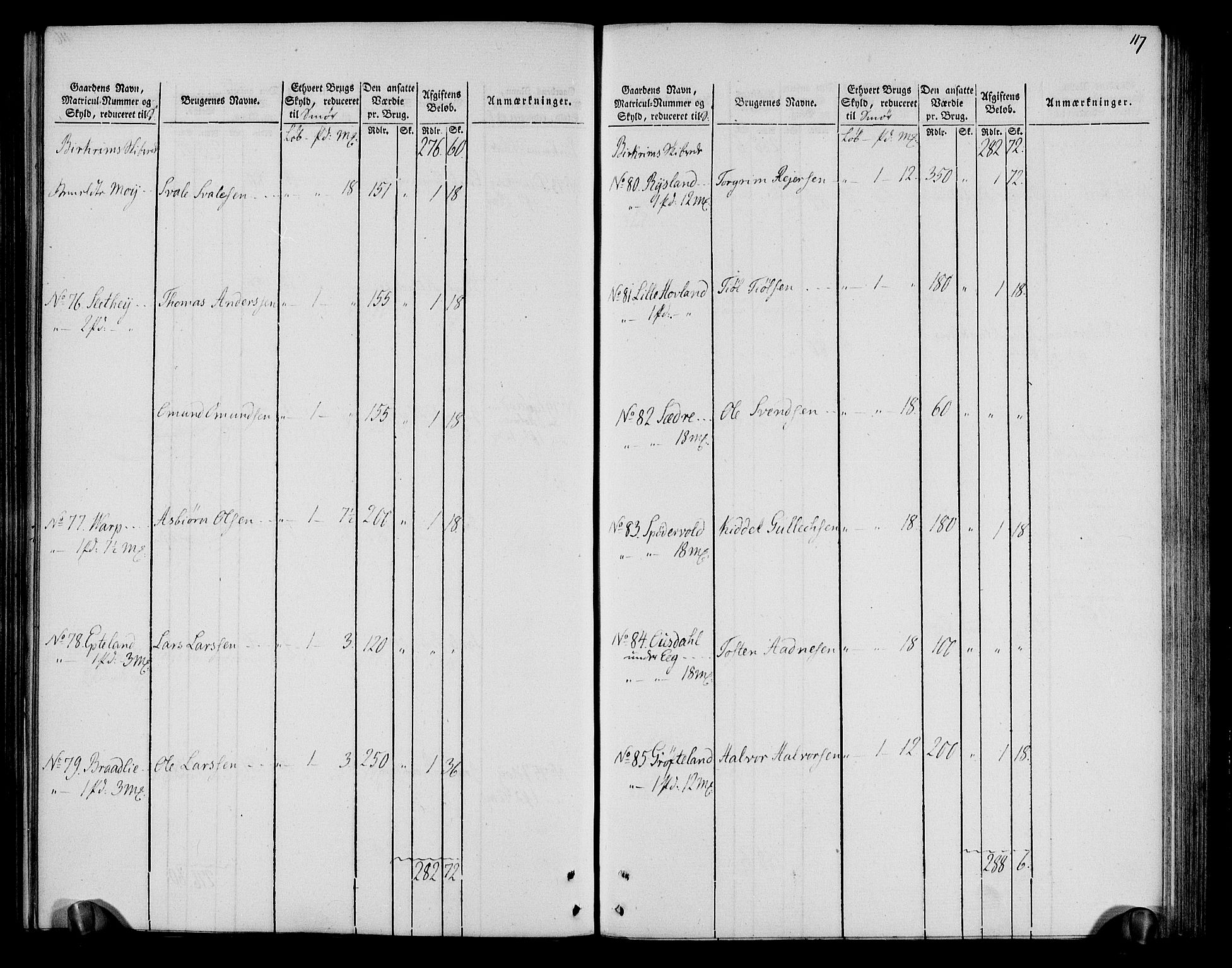 Rentekammeret inntil 1814, Realistisk ordnet avdeling, AV/RA-EA-4070/N/Ne/Nea/L0099: Jæren og Dalane fogderi. Oppebørselsregister, 1803-1804, p. 123