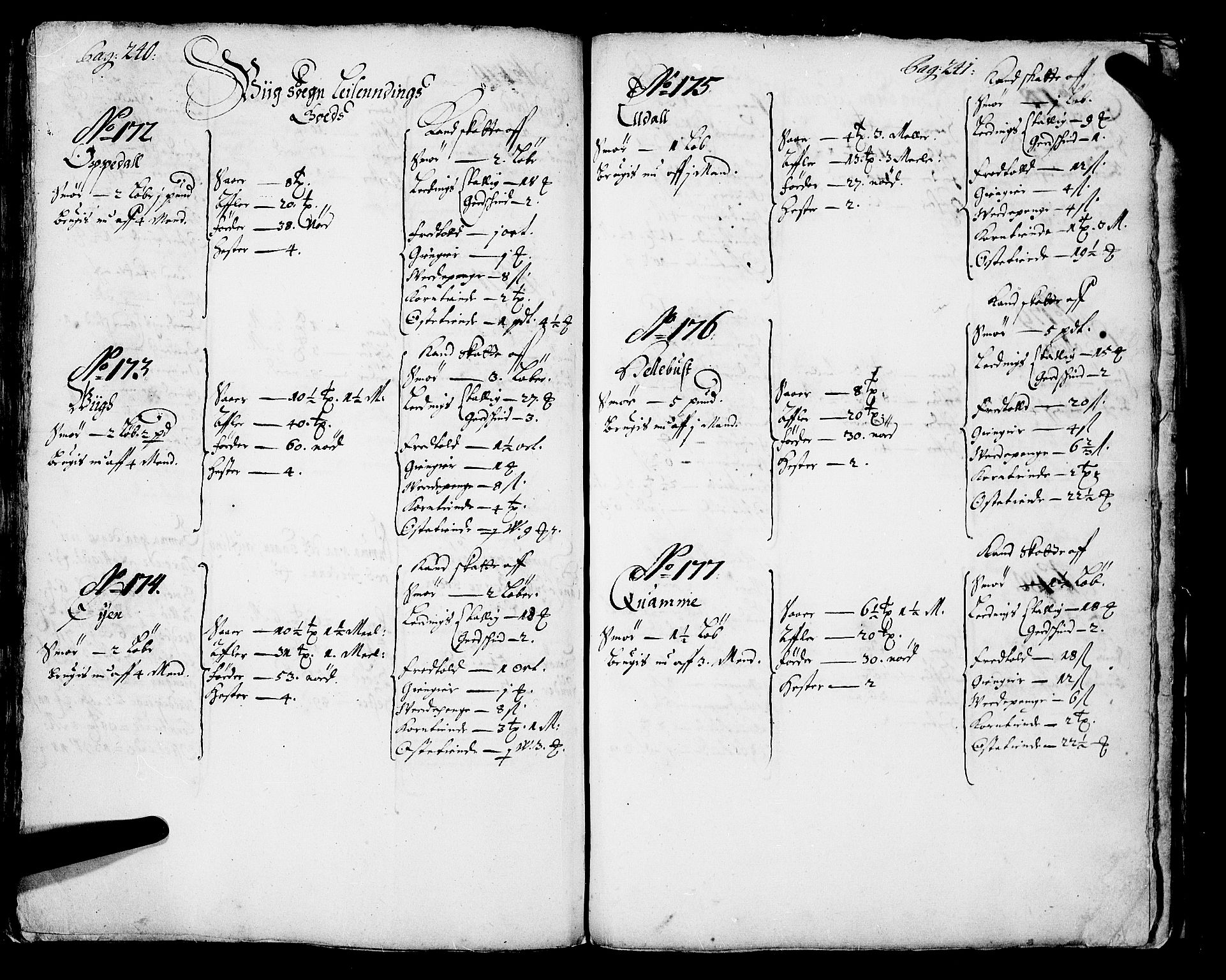 Rentekammeret inntil 1814, Realistisk ordnet avdeling, AV/RA-EA-4070/N/Nb/Nba/L0043: Sunnfjord fogderi, 1667, p. 240-241