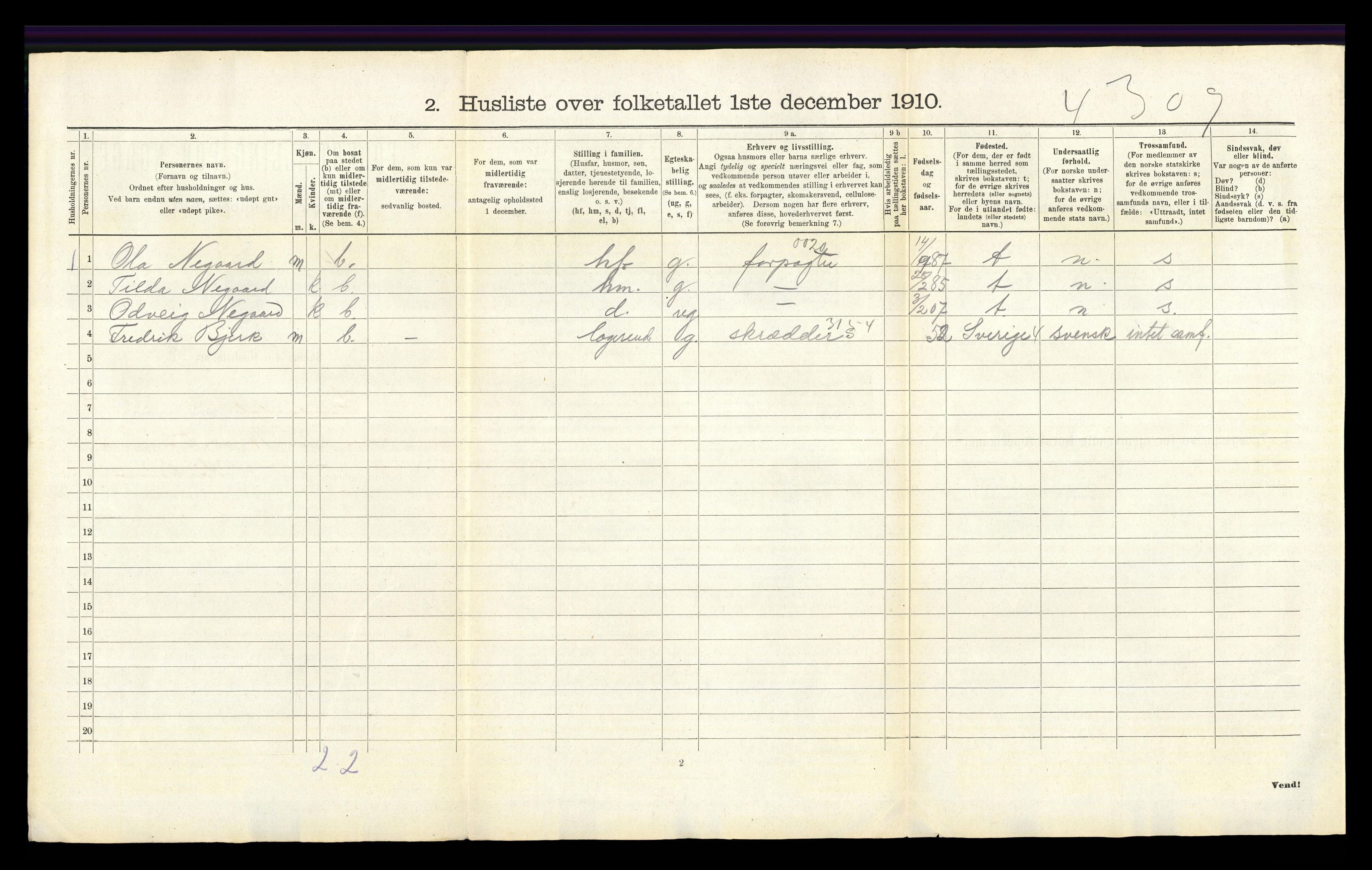 RA, 1910 census for Stor-Elvdal, 1910, p. 684