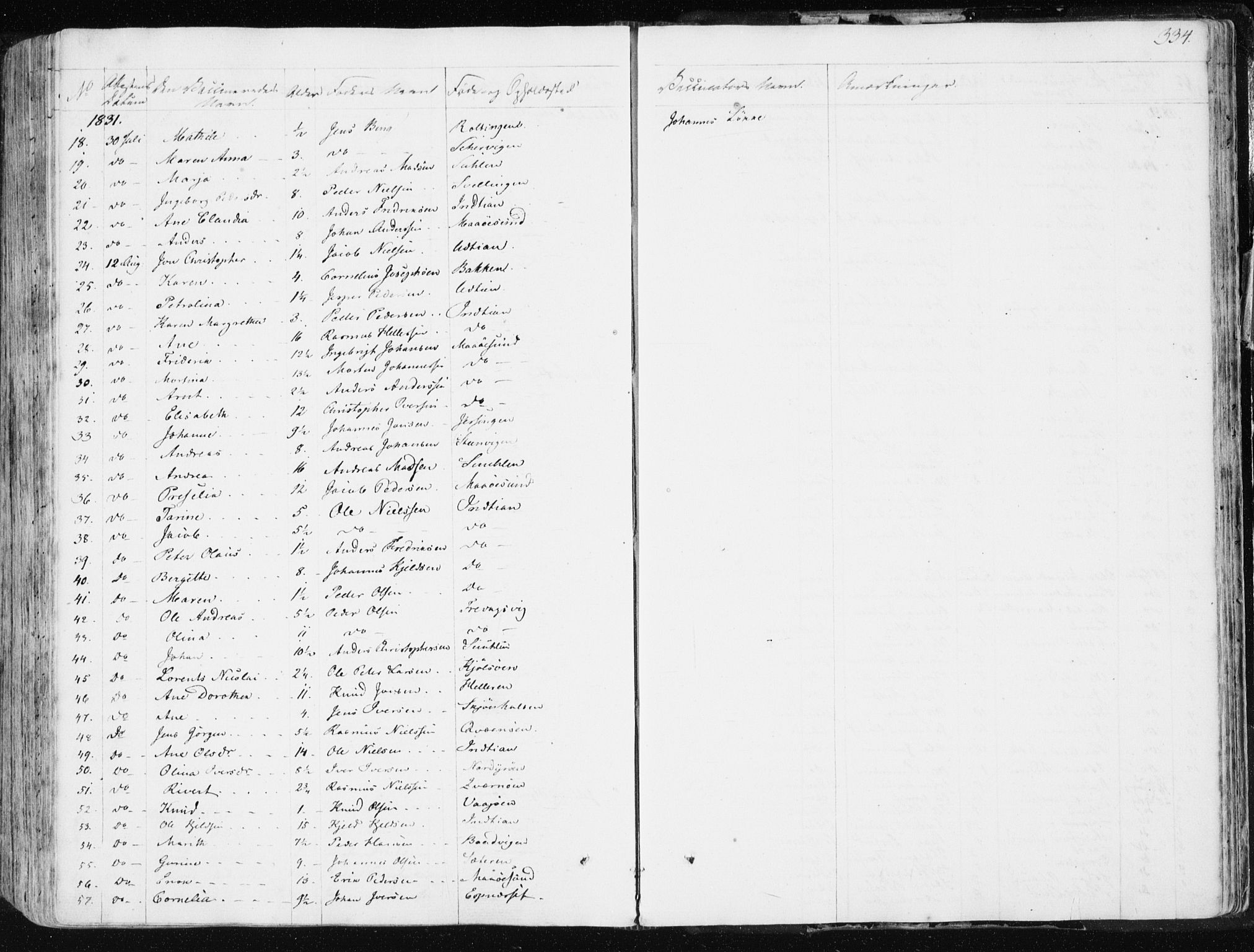 Ministerialprotokoller, klokkerbøker og fødselsregistre - Sør-Trøndelag, SAT/A-1456/634/L0528: Parish register (official) no. 634A04, 1827-1842, p. 334