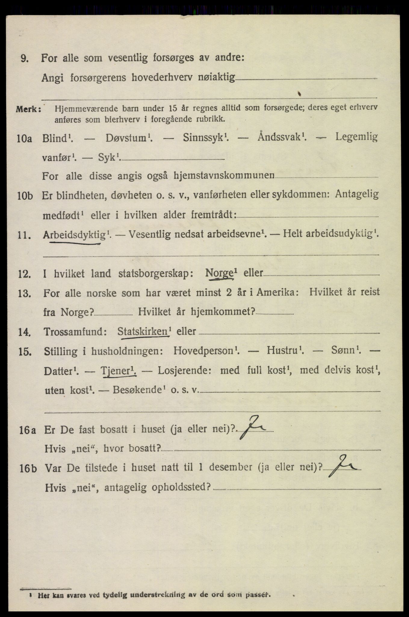 SAH, 1920 census for Ringsaker, 1920, p. 11189