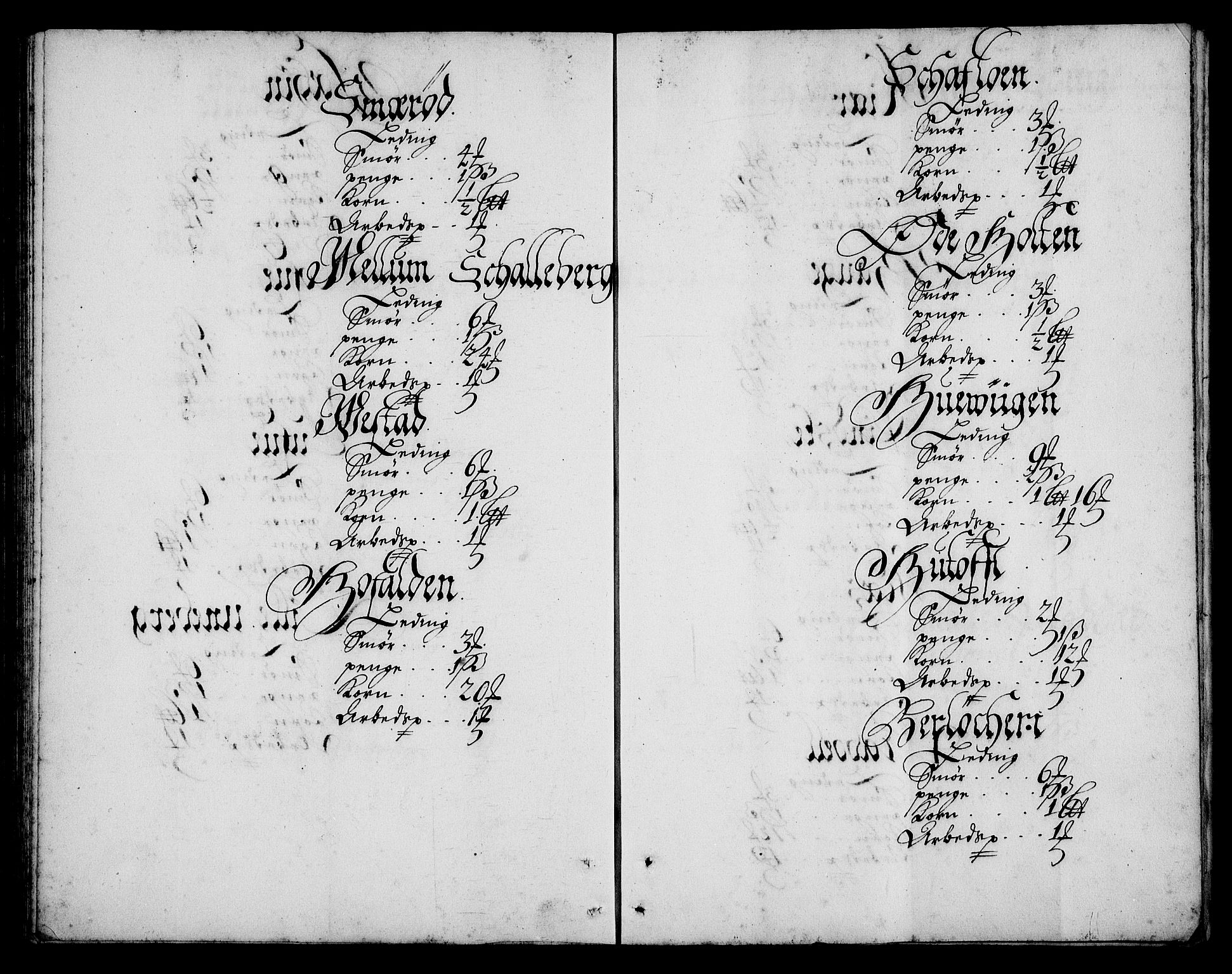 Rentekammeret inntil 1814, Realistisk ordnet avdeling, AV/RA-EA-4070/N/Na/L0003/0007: [XI h]: Tønsbergs amt og Larvik grevskaps jordebøker: / Larvik grevskaps jordebok, 1692