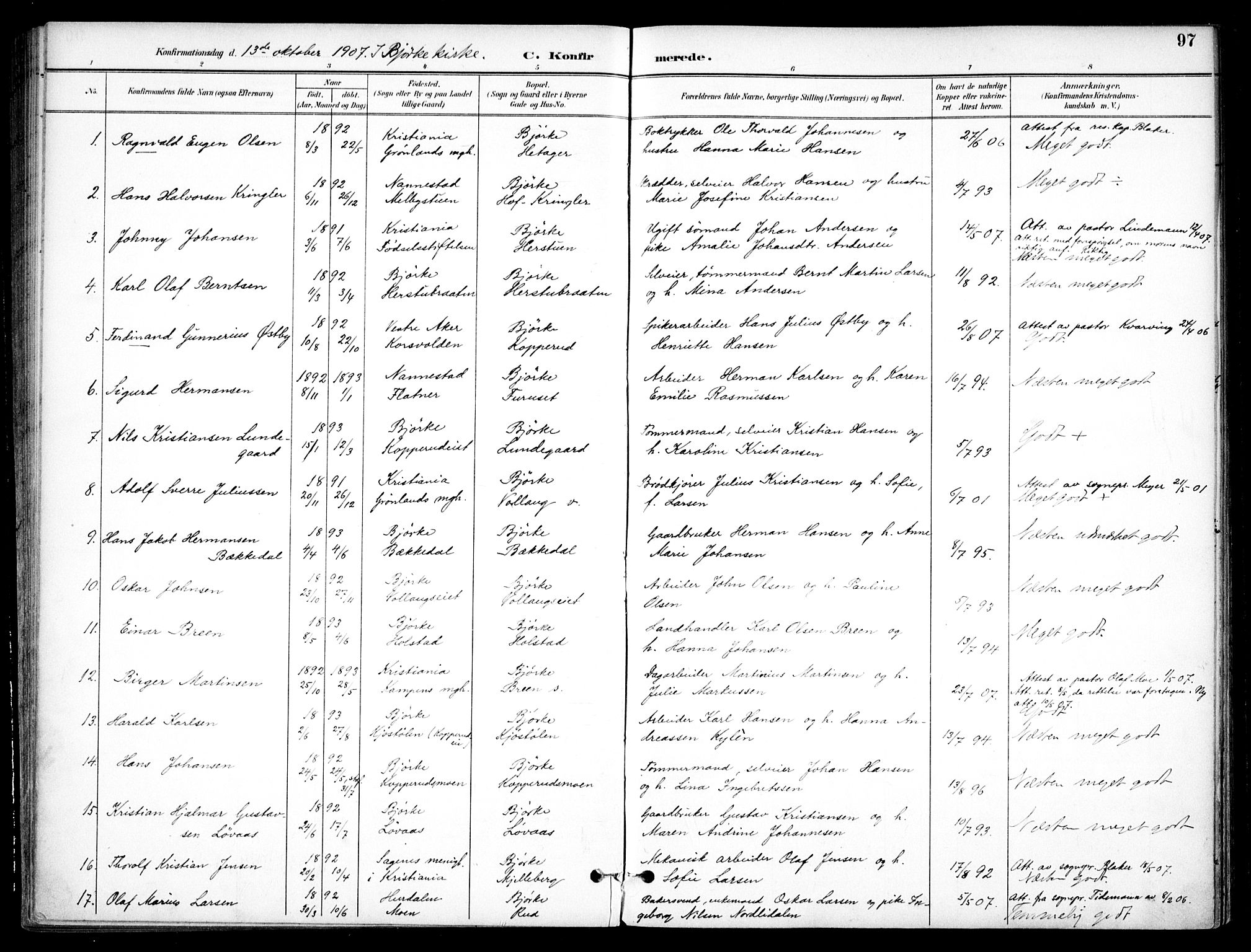 Nannestad prestekontor Kirkebøker, SAO/A-10414a/F/Fc/L0002: Parish register (official) no. III 2, 1893-1907, p. 97