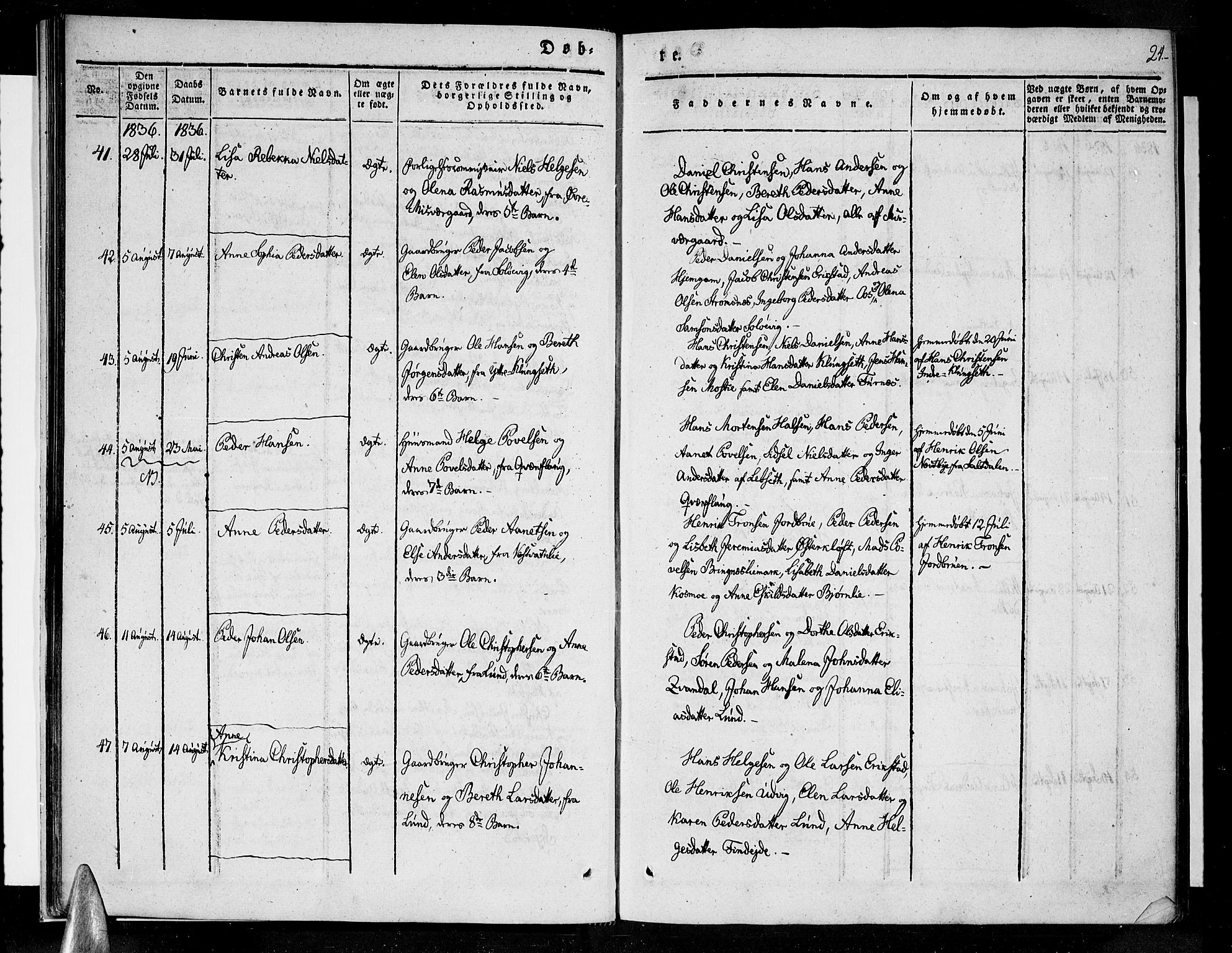 Ministerialprotokoller, klokkerbøker og fødselsregistre - Nordland, SAT/A-1459/852/L0737: Parish register (official) no. 852A07, 1833-1849, p. 24