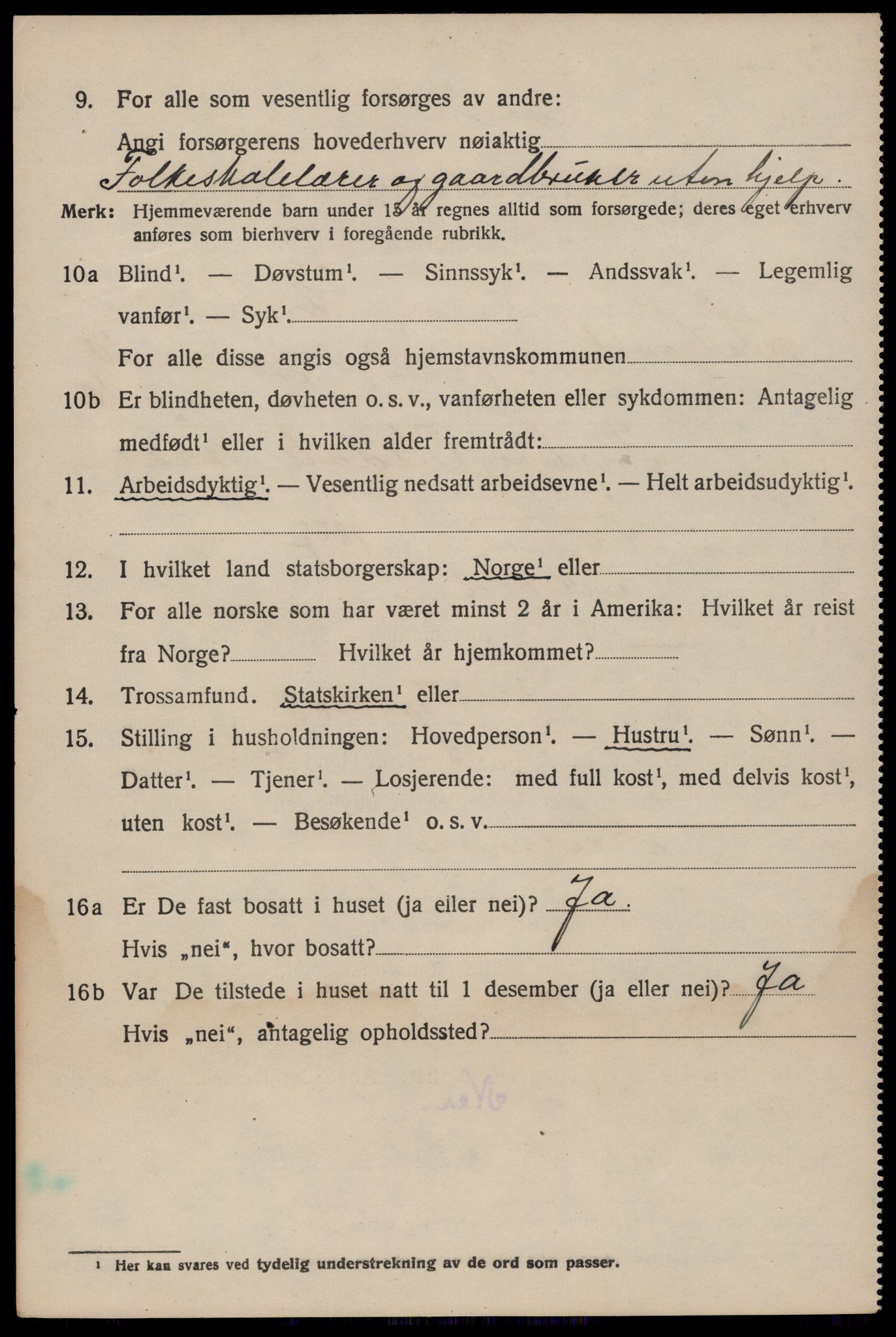 SAKO, 1920 census for Seljord, 1920, p. 4781