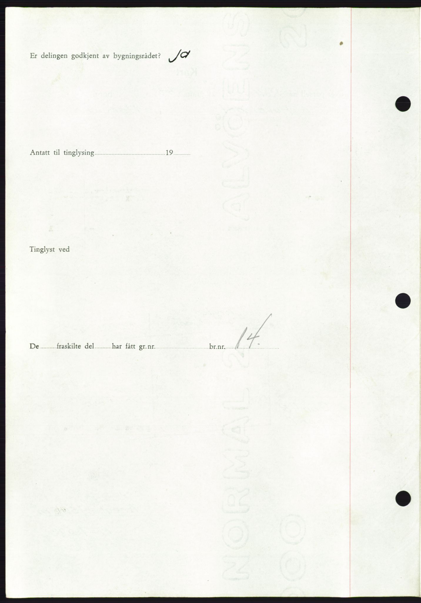 Søre Sunnmøre sorenskriveri, AV/SAT-A-4122/1/2/2C/L0110: Mortgage book no. 36A, 1958-1958, Diary no: : 2058/1958