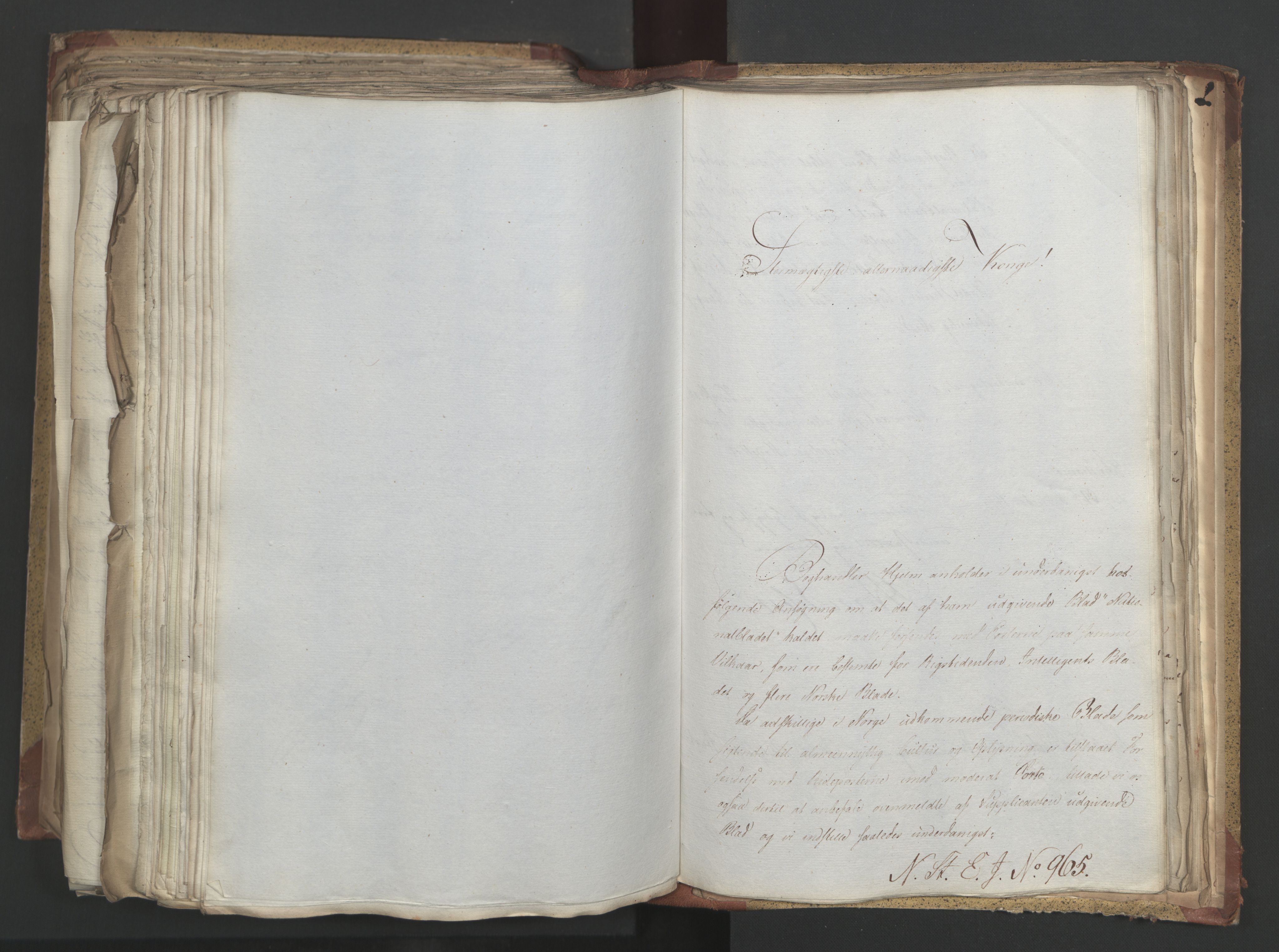 Statsrådsavdelingen i Stockholm, AV/RA-S-1003/D/Da/L0004: Regjeringsinnstillinger nr. 788-999, 1815, p. 418