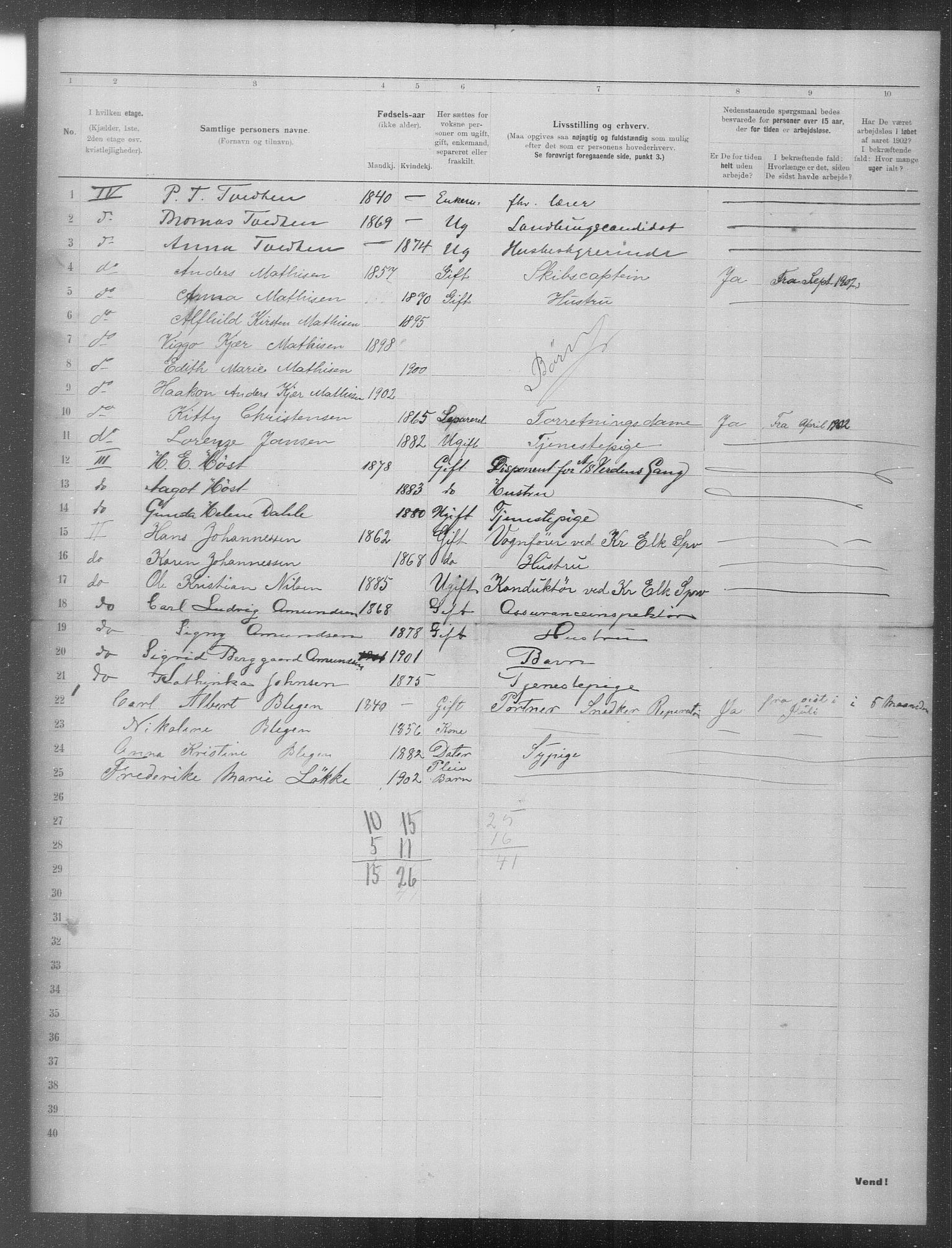 OBA, Municipal Census 1902 for Kristiania, 1902, p. 22559