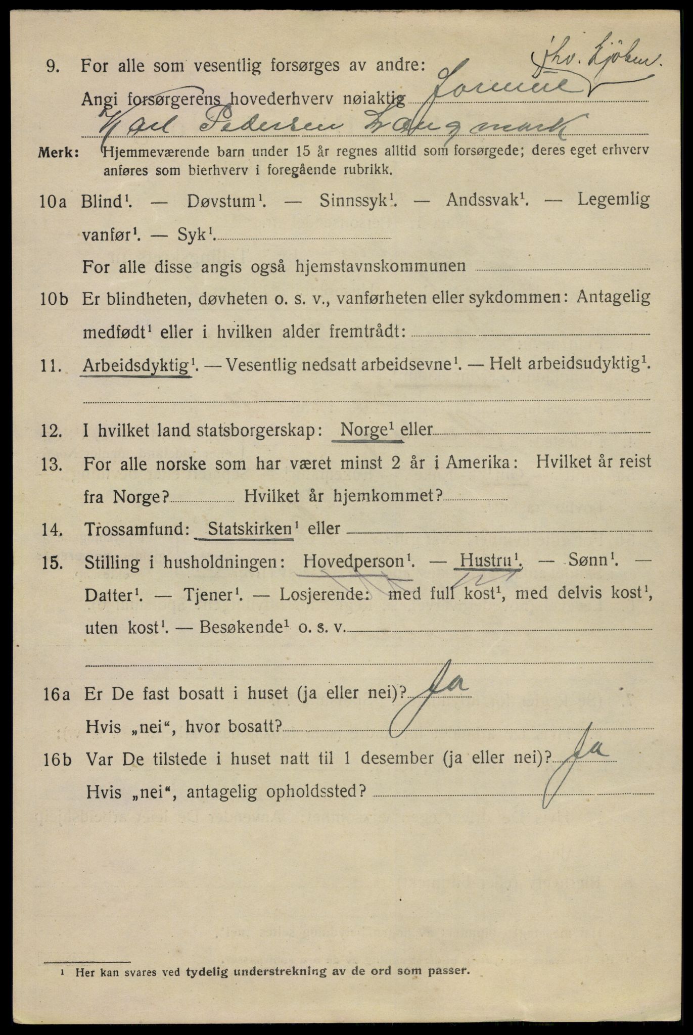 SAO, 1920 census for Sarpsborg, 1920, p. 13431