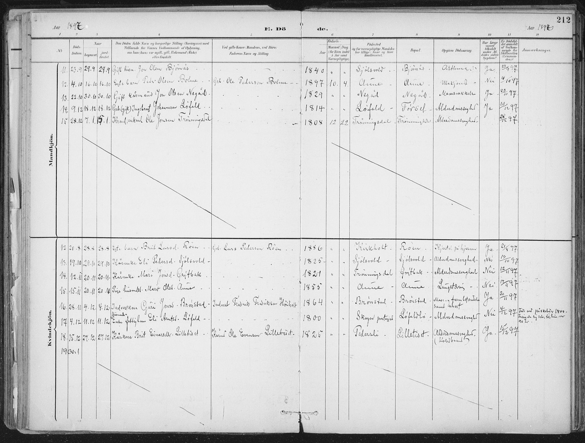 Ministerialprotokoller, klokkerbøker og fødselsregistre - Møre og Romsdal, AV/SAT-A-1454/598/L1072: Parish register (official) no. 598A06, 1896-1910, p. 212