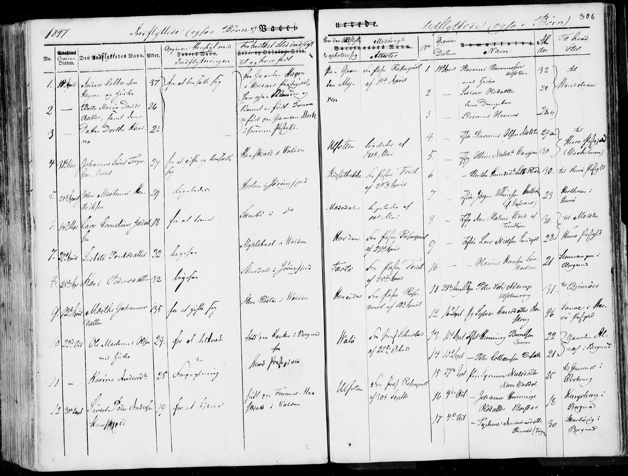 Ministerialprotokoller, klokkerbøker og fødselsregistre - Møre og Romsdal, AV/SAT-A-1454/509/L0104: Parish register (official) no. 509A02, 1833-1847, p. 306