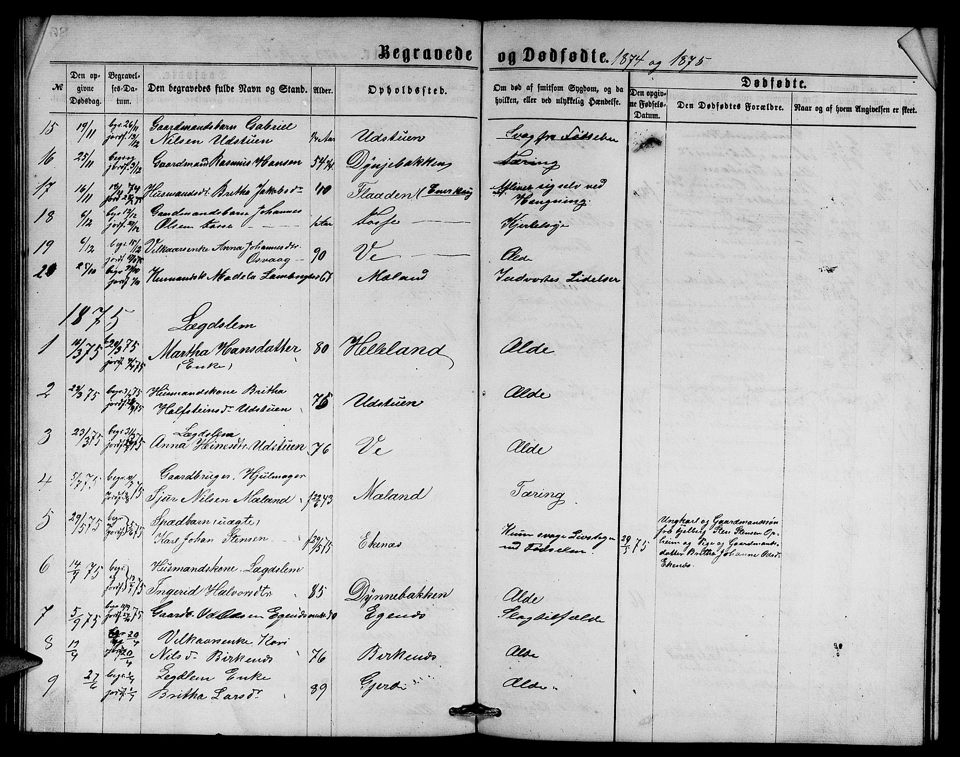 Etne sokneprestembete, SAB/A-75001/H/Hab: Parish register (copy) no. B 3, 1867-1878, p. 87