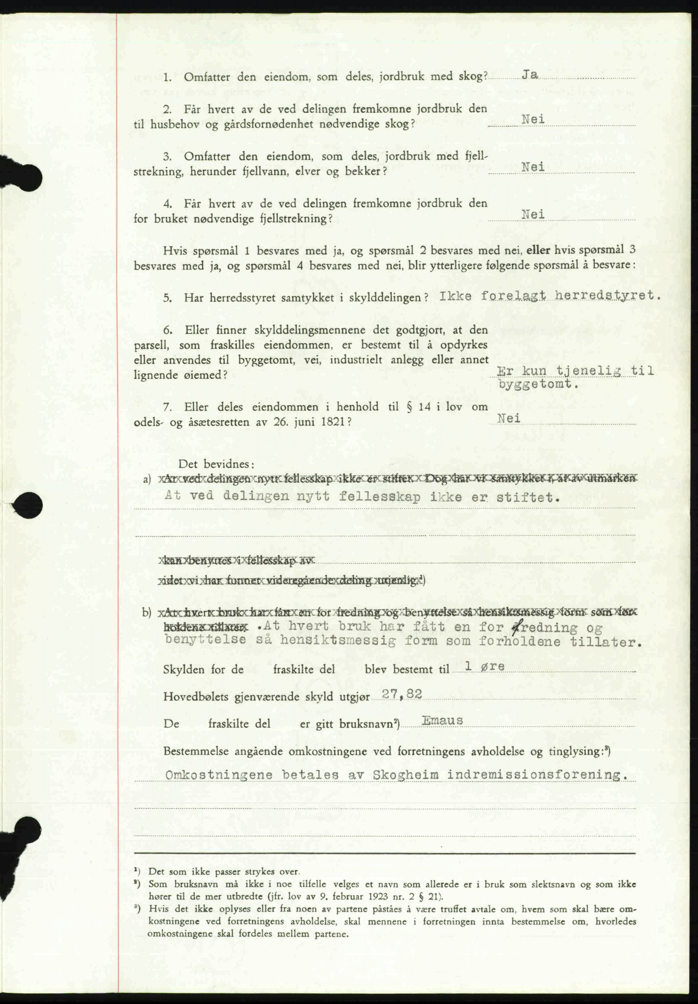 Toten tingrett, SAH/TING-006/H/Hb/Hbc/L0003: Mortgage book no. Hbc-03, 1937-1938, Diary no: : 1816/1937