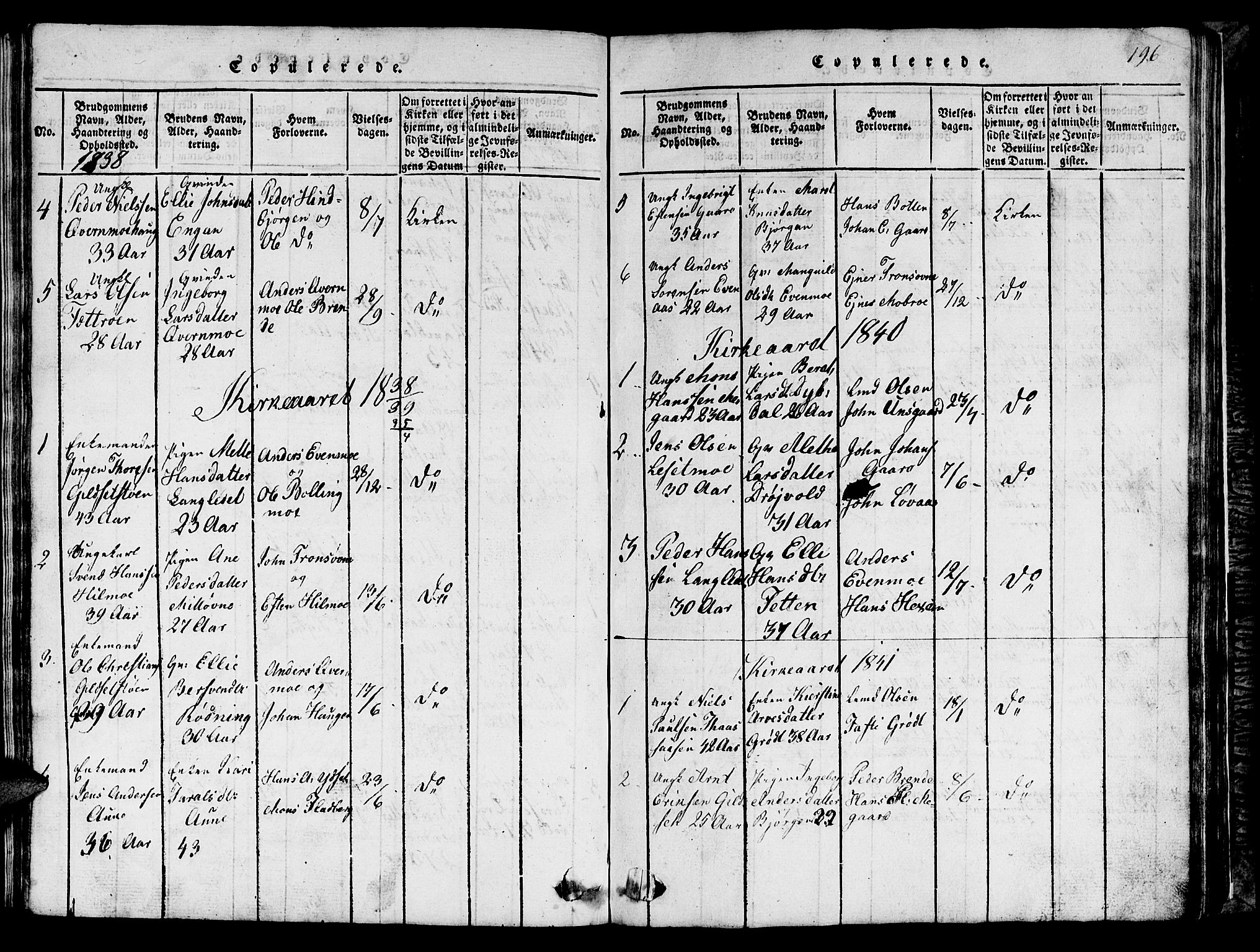 Ministerialprotokoller, klokkerbøker og fødselsregistre - Sør-Trøndelag, SAT/A-1456/685/L0976: Parish register (copy) no. 685C01, 1817-1878, p. 196