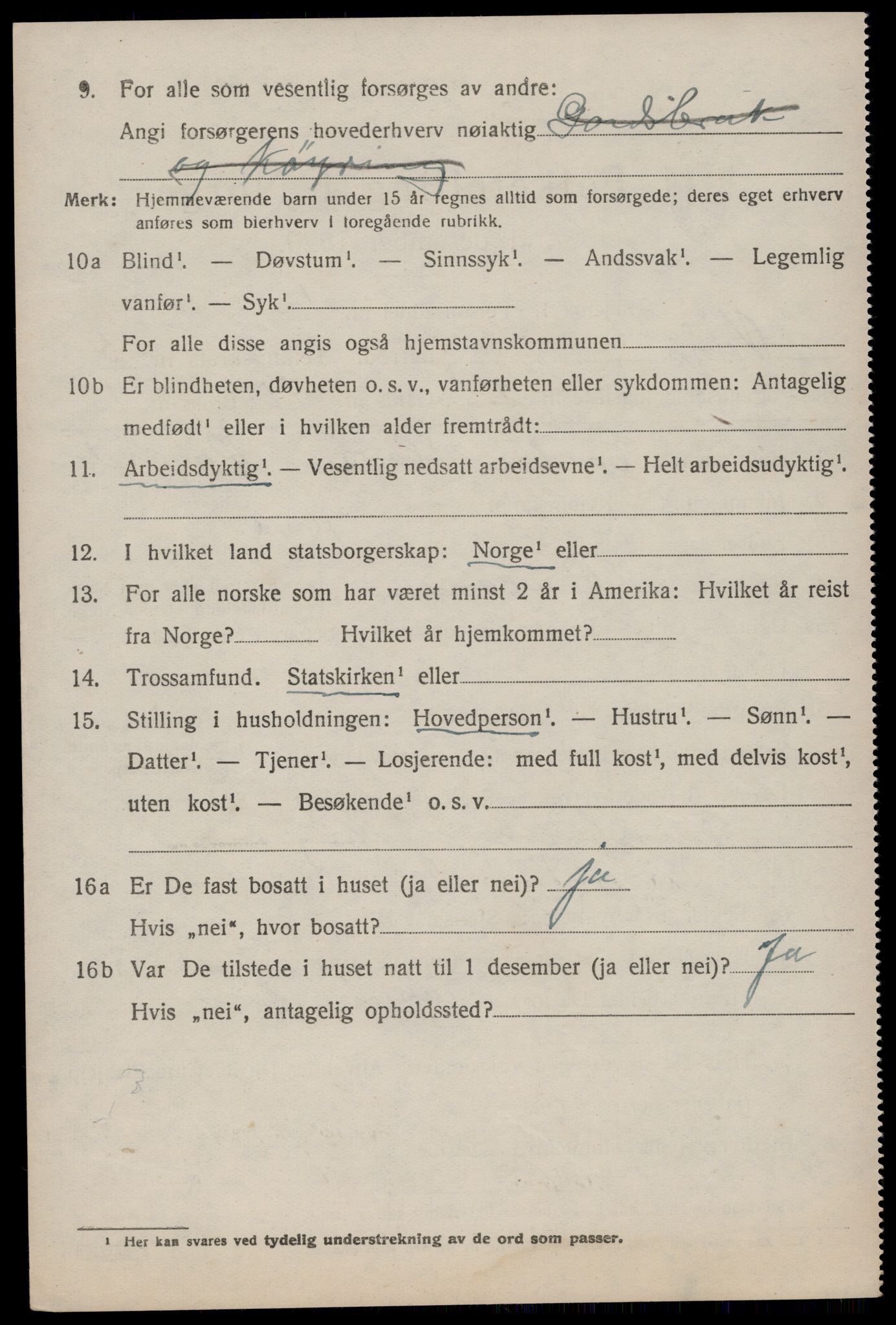 SAKO, 1920 census for Vinje, 1920, p. 1616