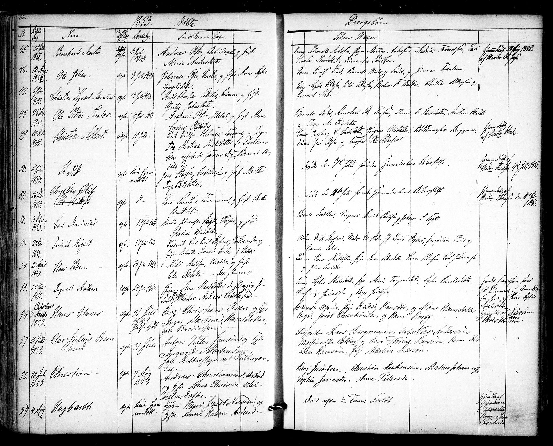 Halden prestekontor Kirkebøker, AV/SAO-A-10909/F/Fa/L0006: Parish register (official) no. I 6, 1845-1856, p. 62